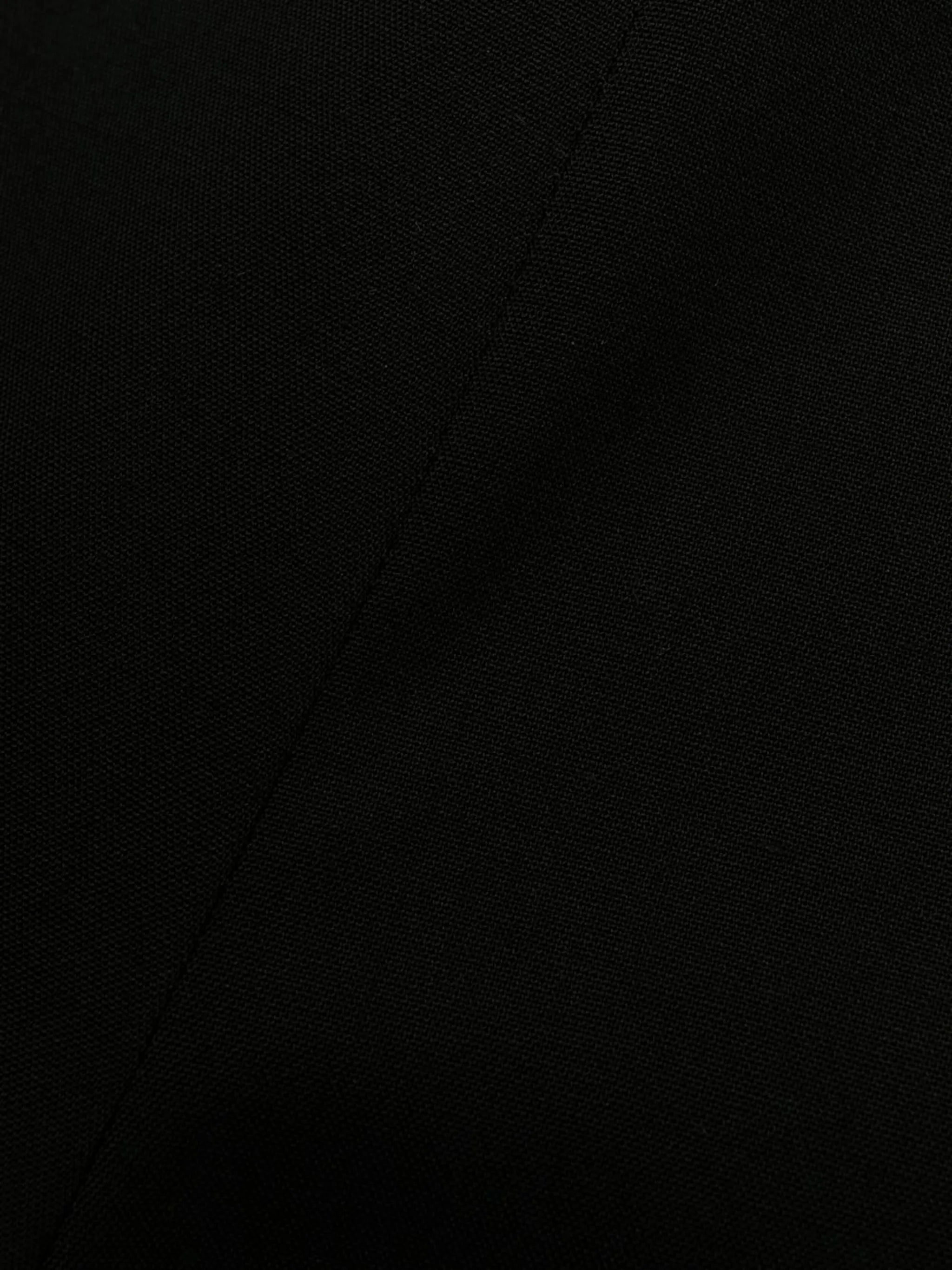 wool-blend flared trousers