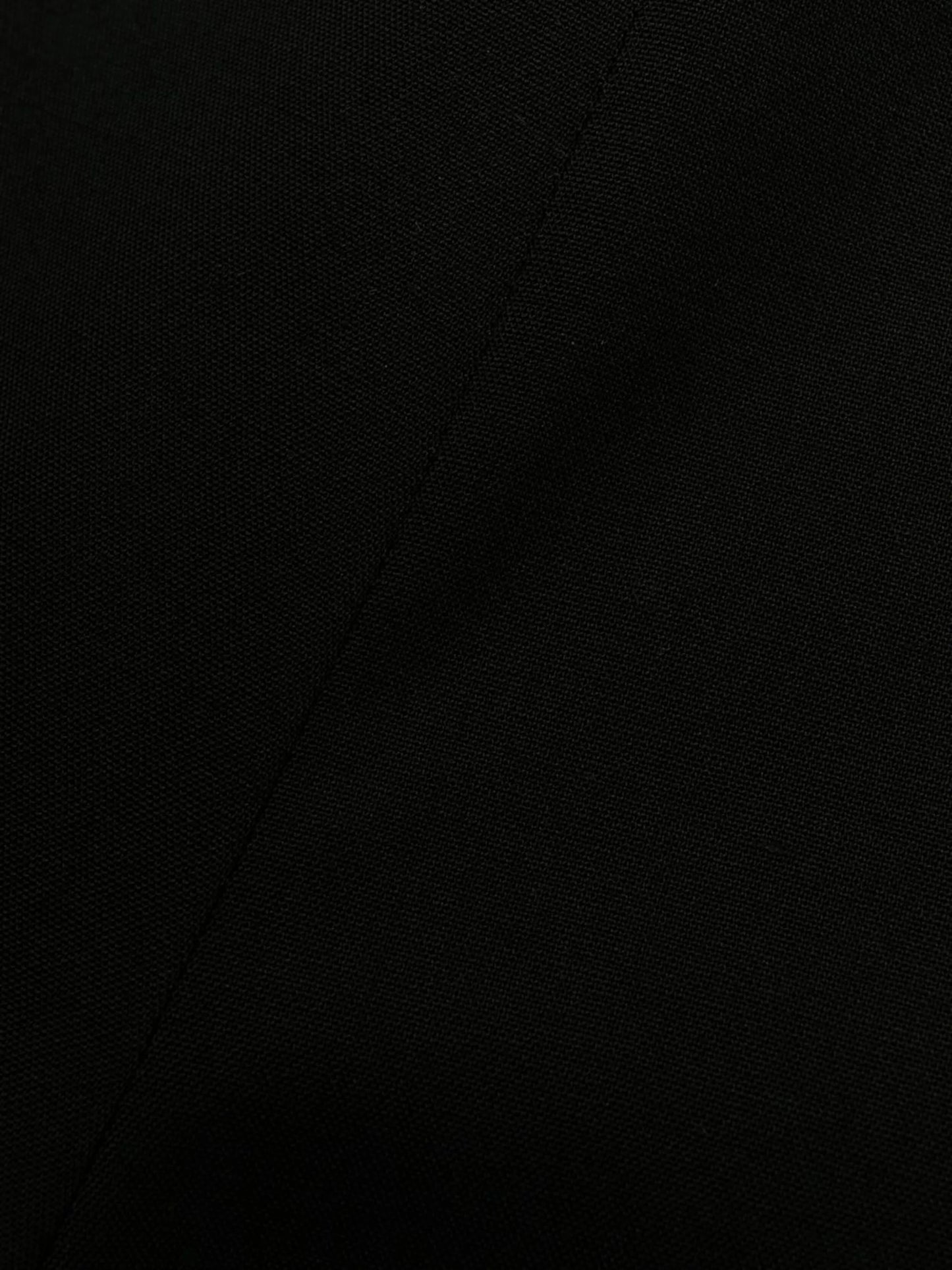 wool-blend flared trousers