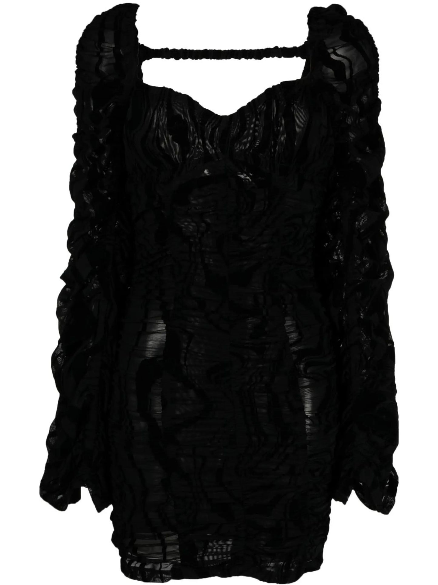 Rikke semi-sheer minidress