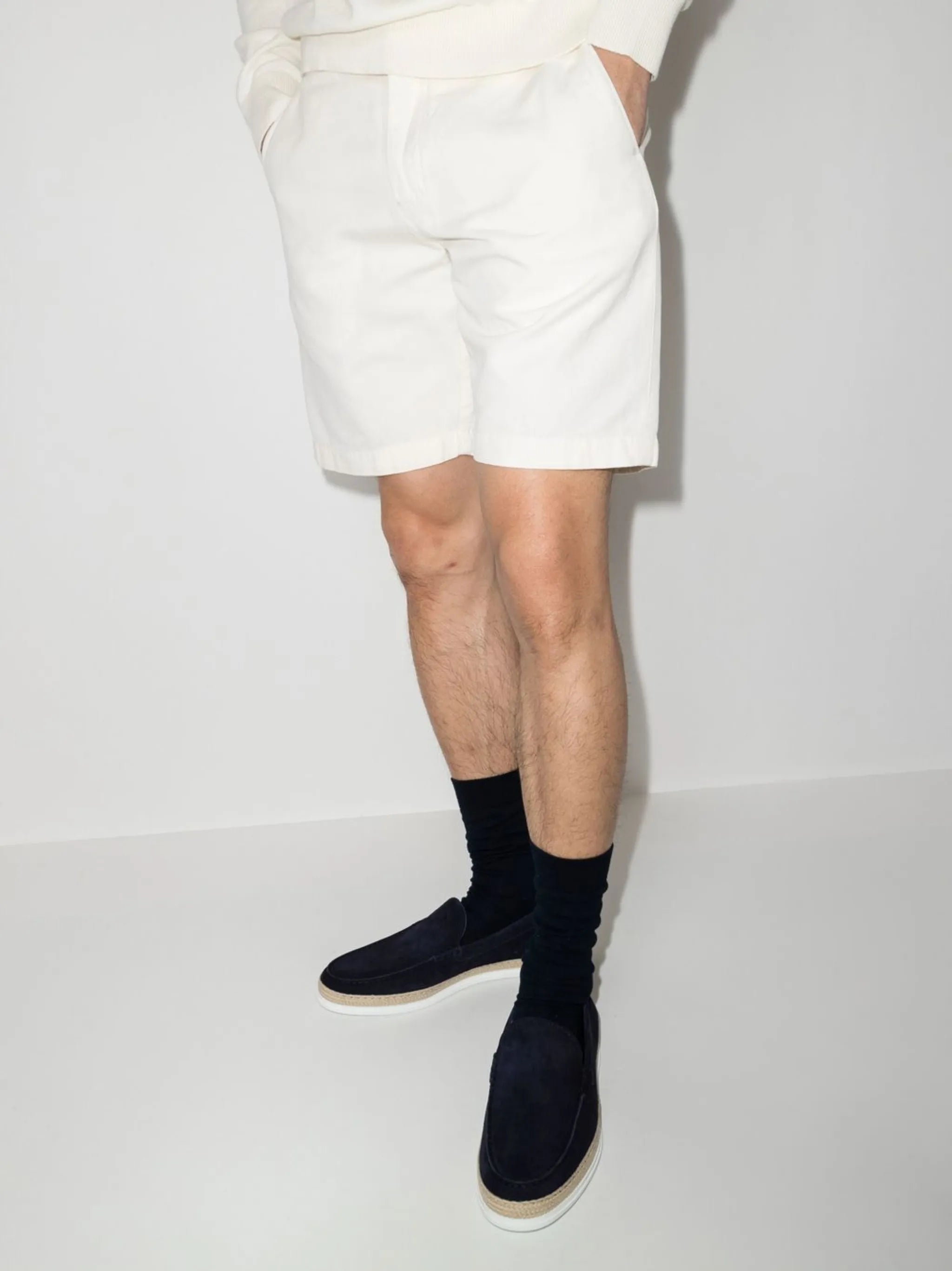 suede espadrille loafers