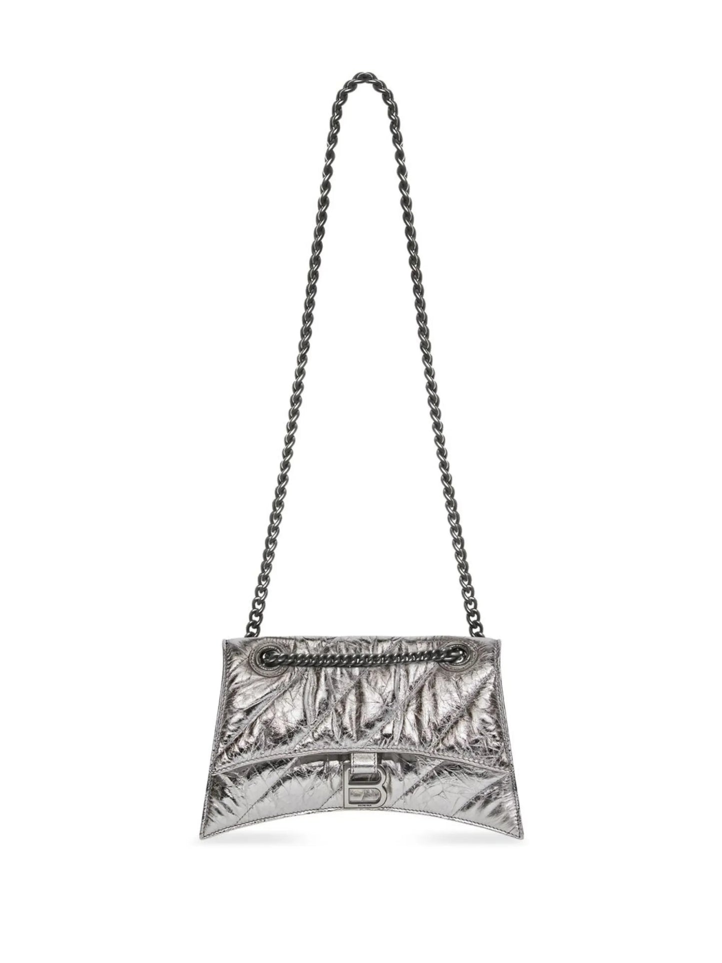 Crush chain-strap shoulder bag