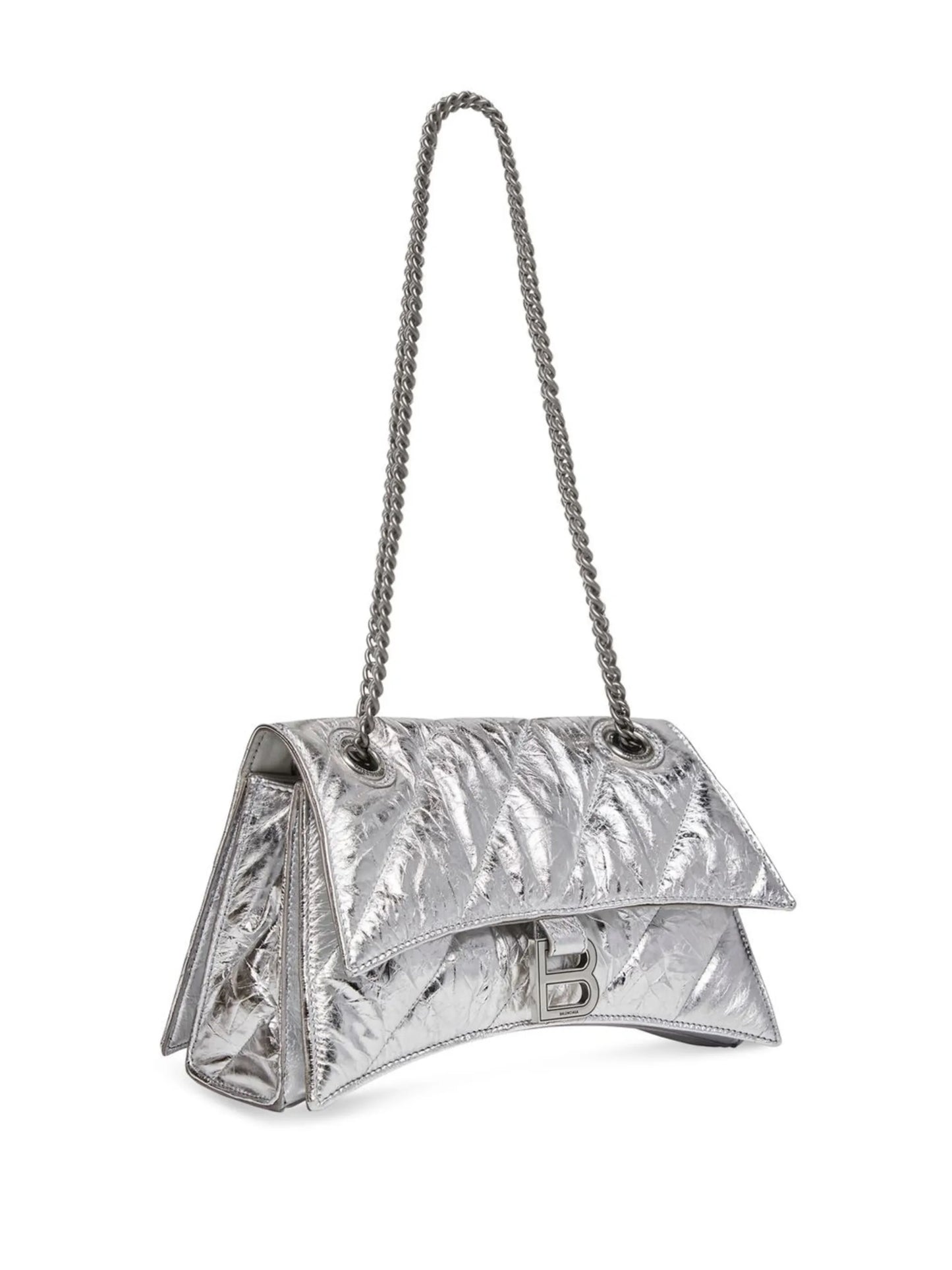 Crush chain-strap shoulder bag