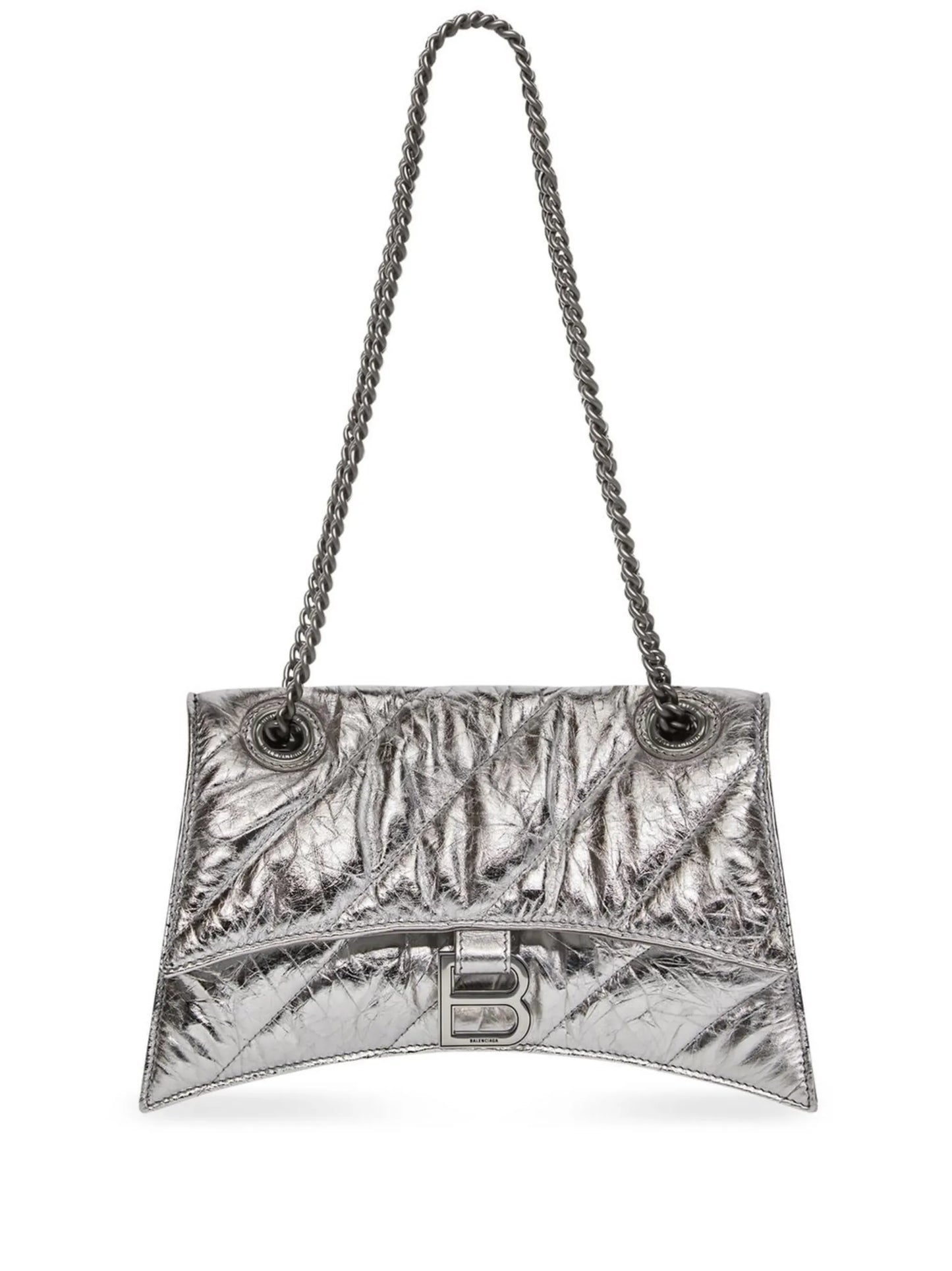 Crush chain-strap shoulder bag