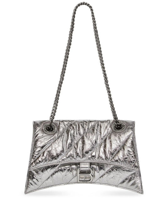 Crush chain-strap shoulder bag