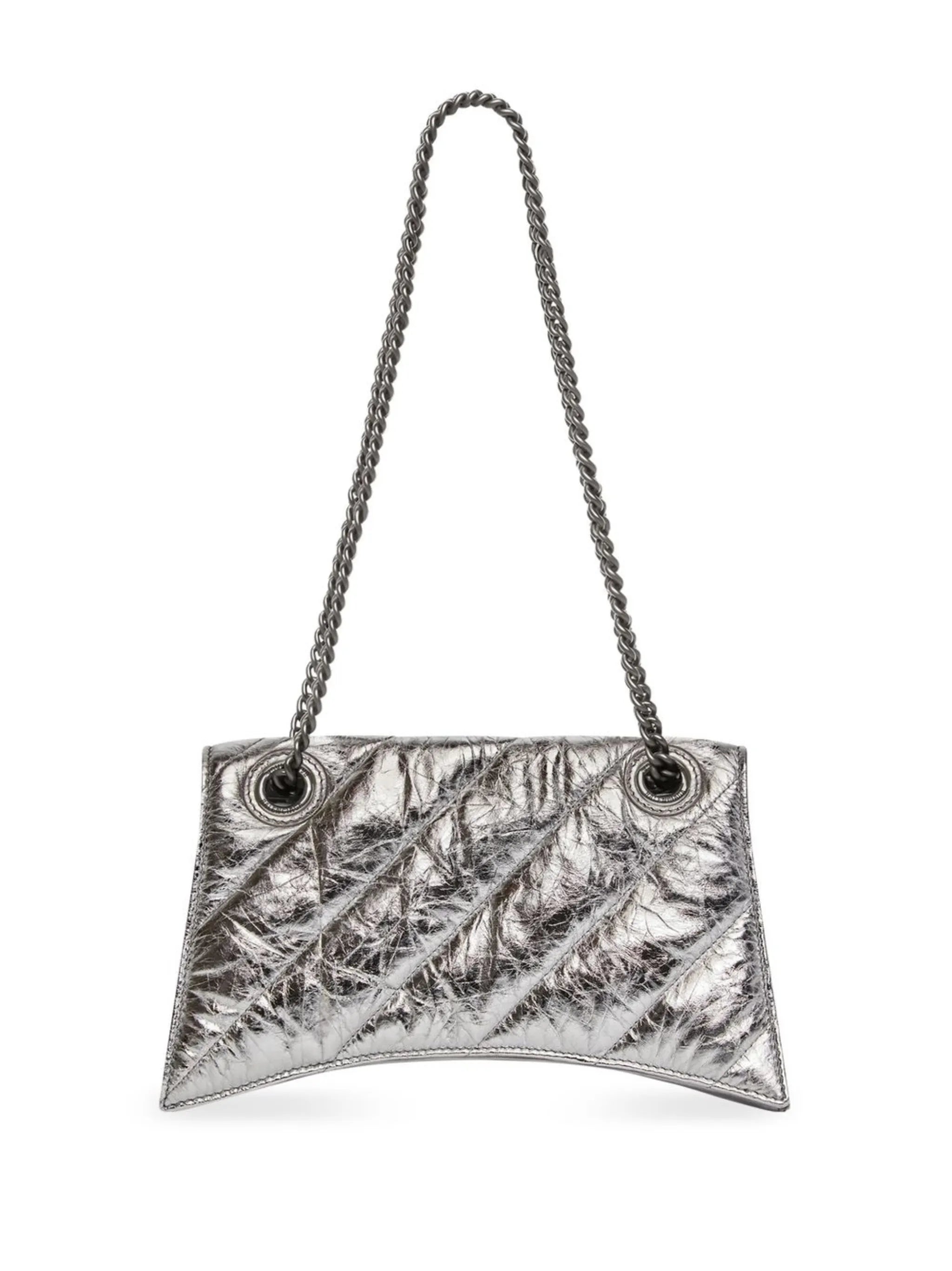 Crush chain-strap shoulder bag