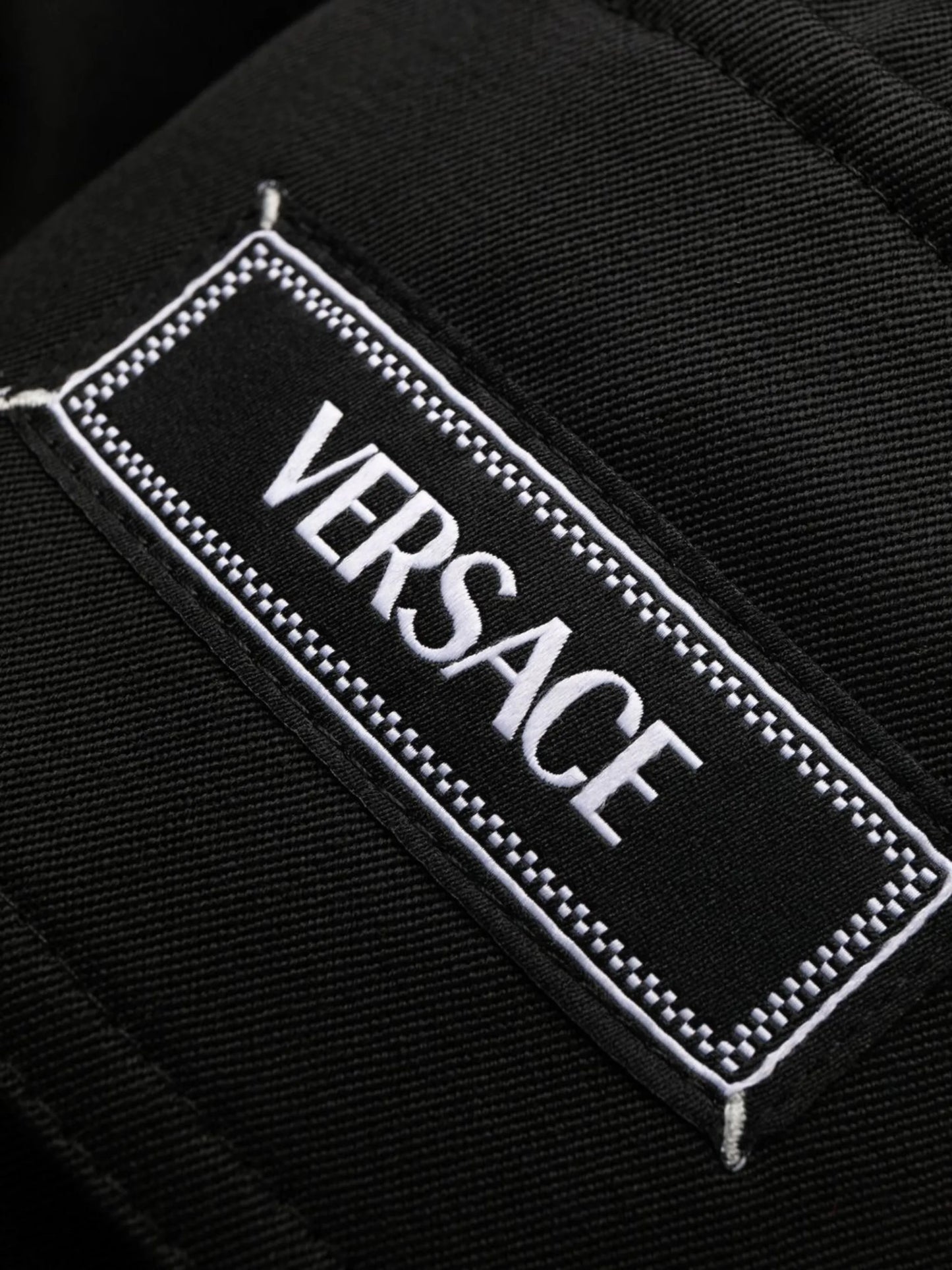 logo-appliqué cargo trousers
