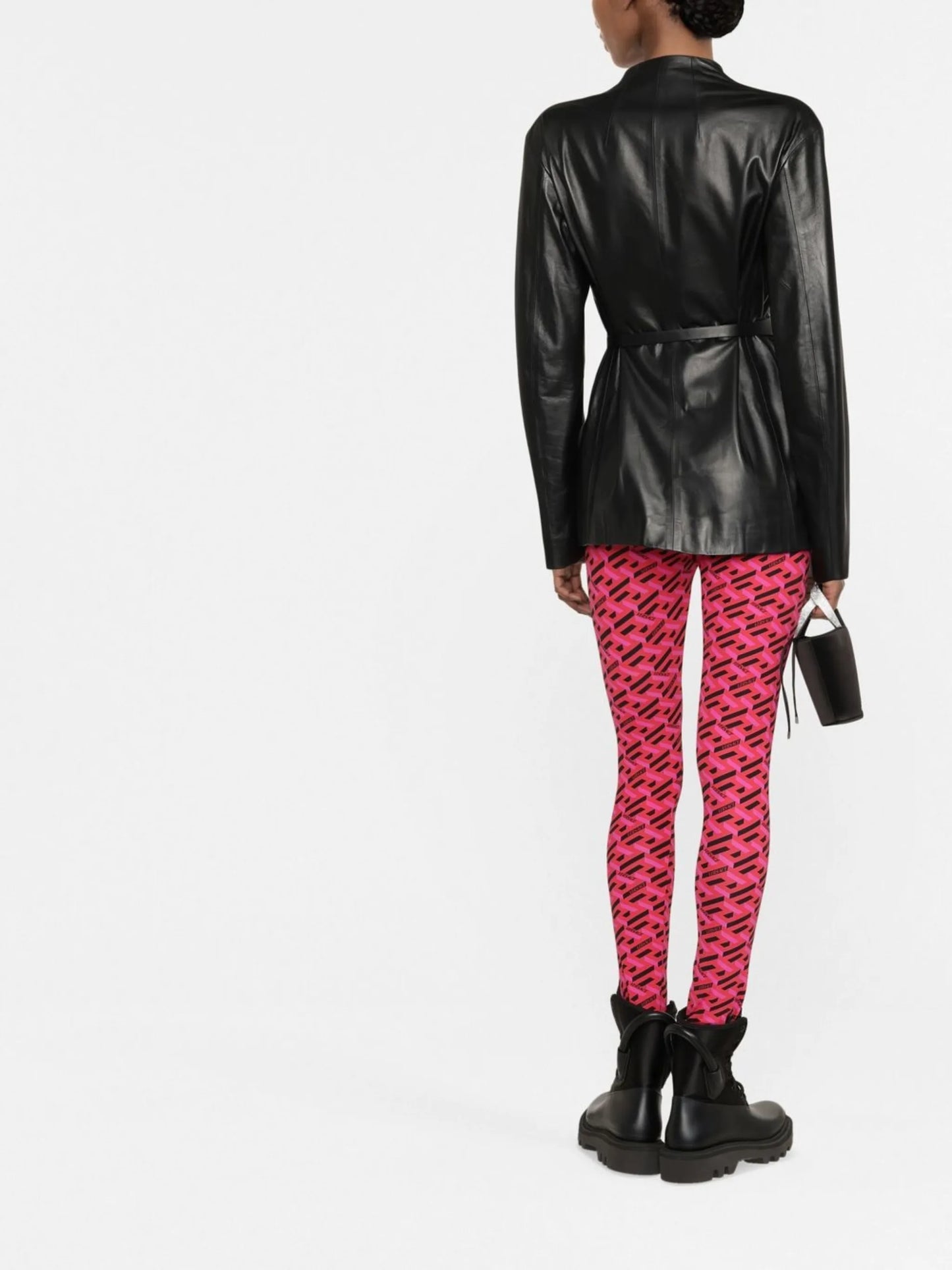 La Greca print leggings