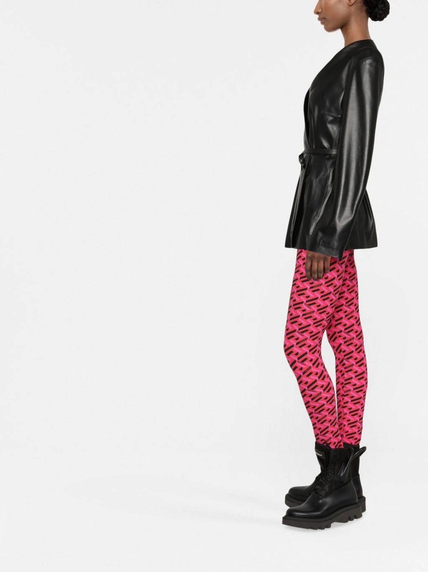 La Greca print leggings