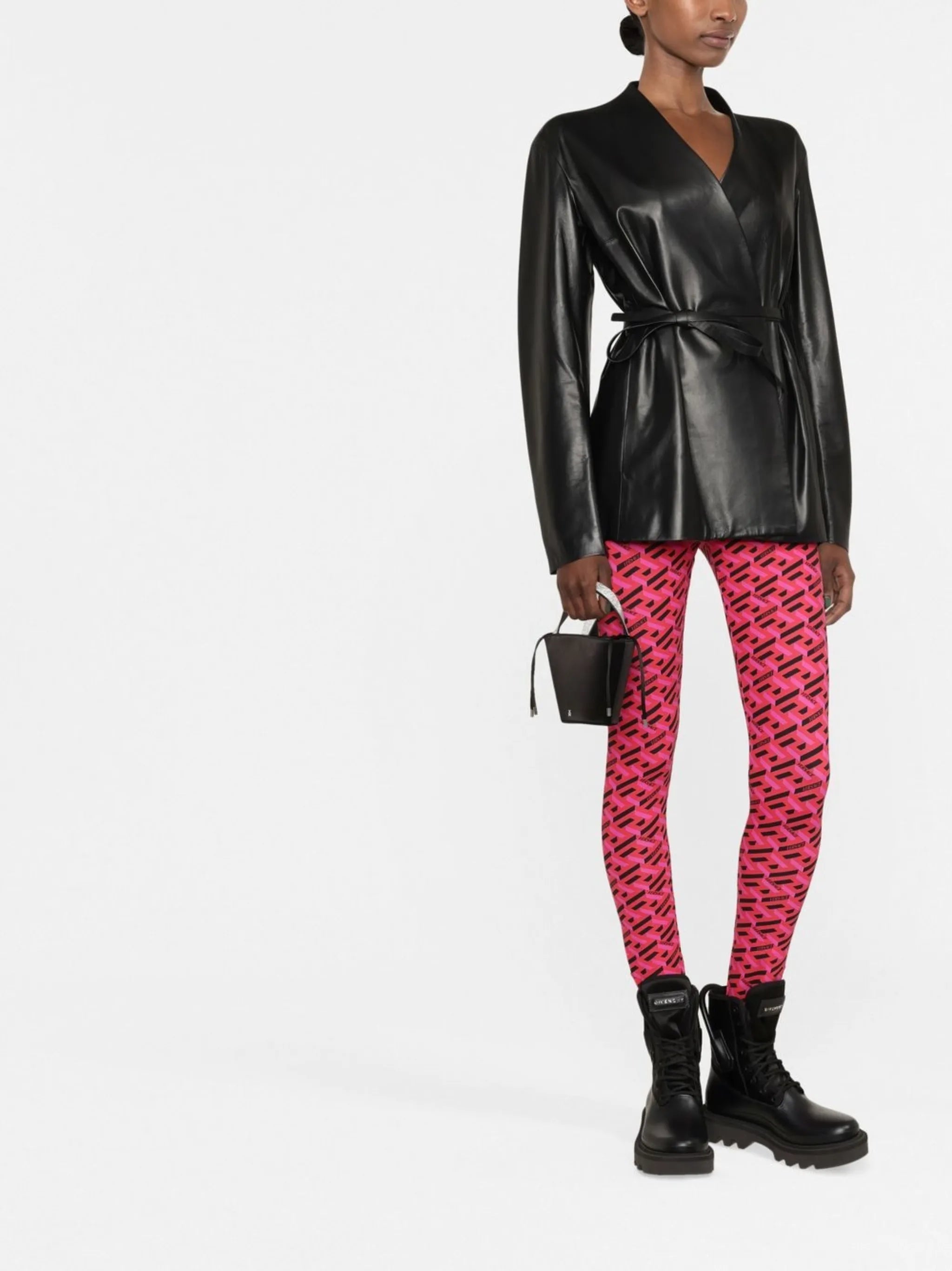La Greca print leggings