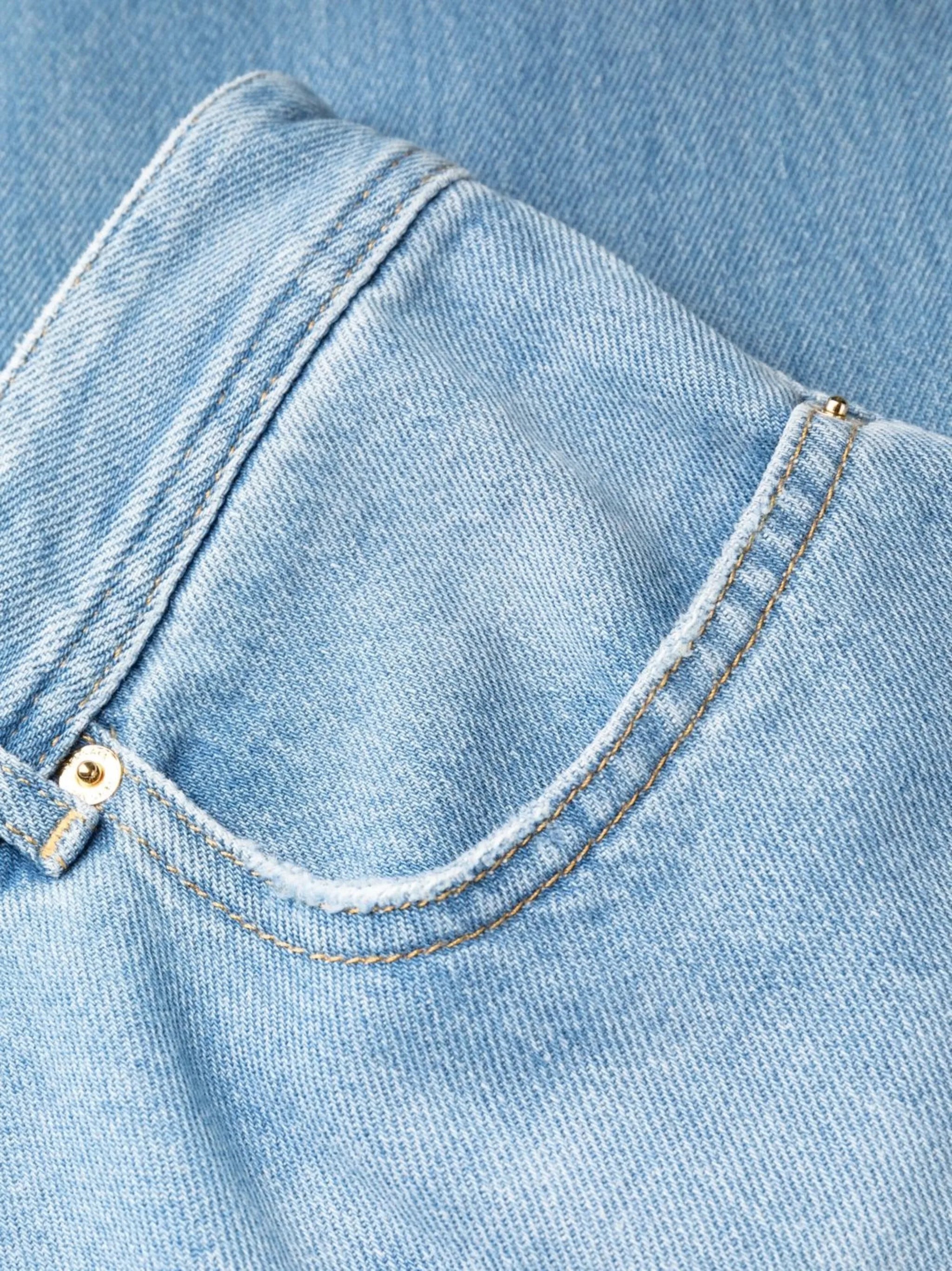 high-rise wide-leg jeans