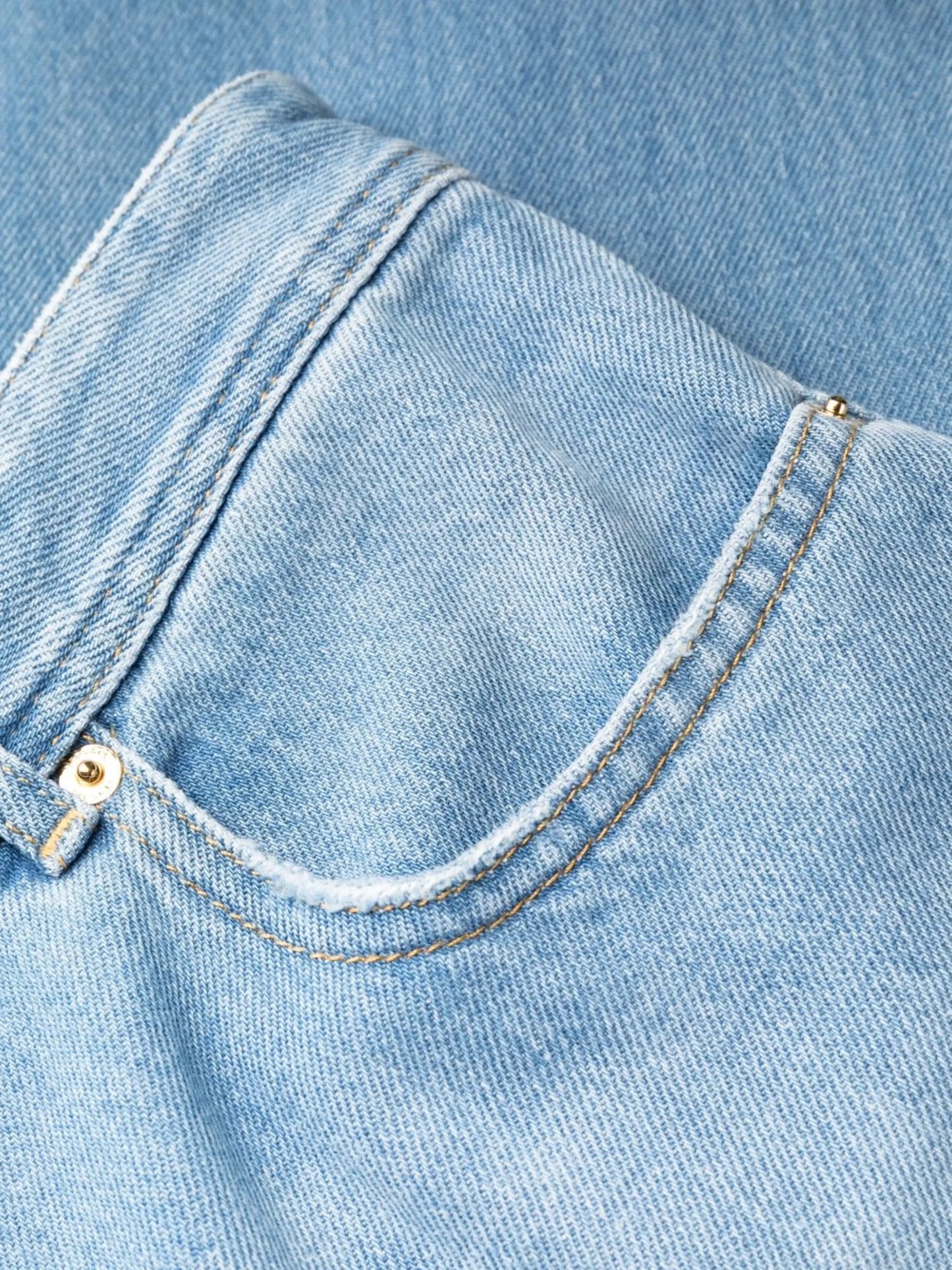 high-rise wide-leg jeans