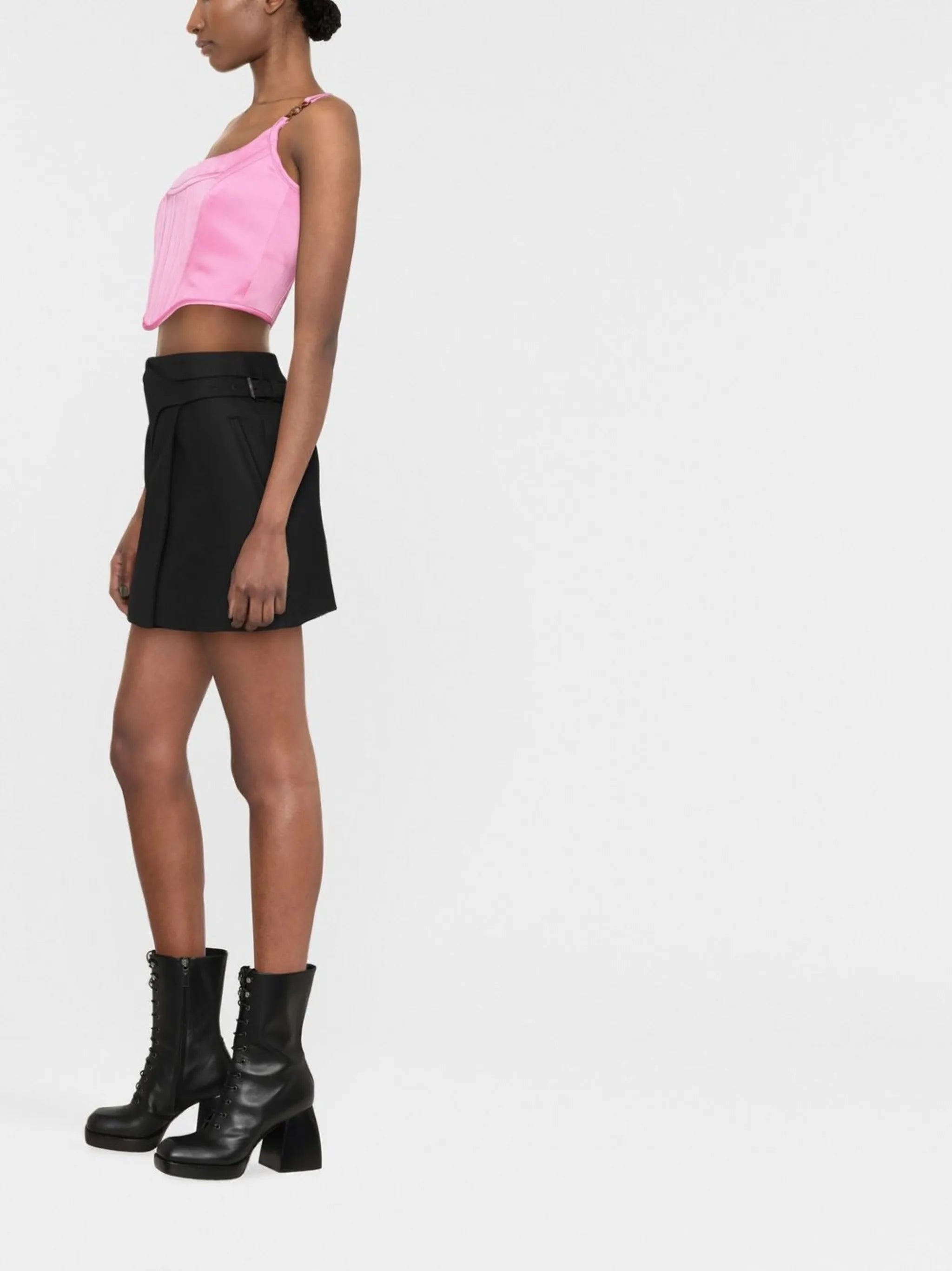 Medusa '95 satin corset top