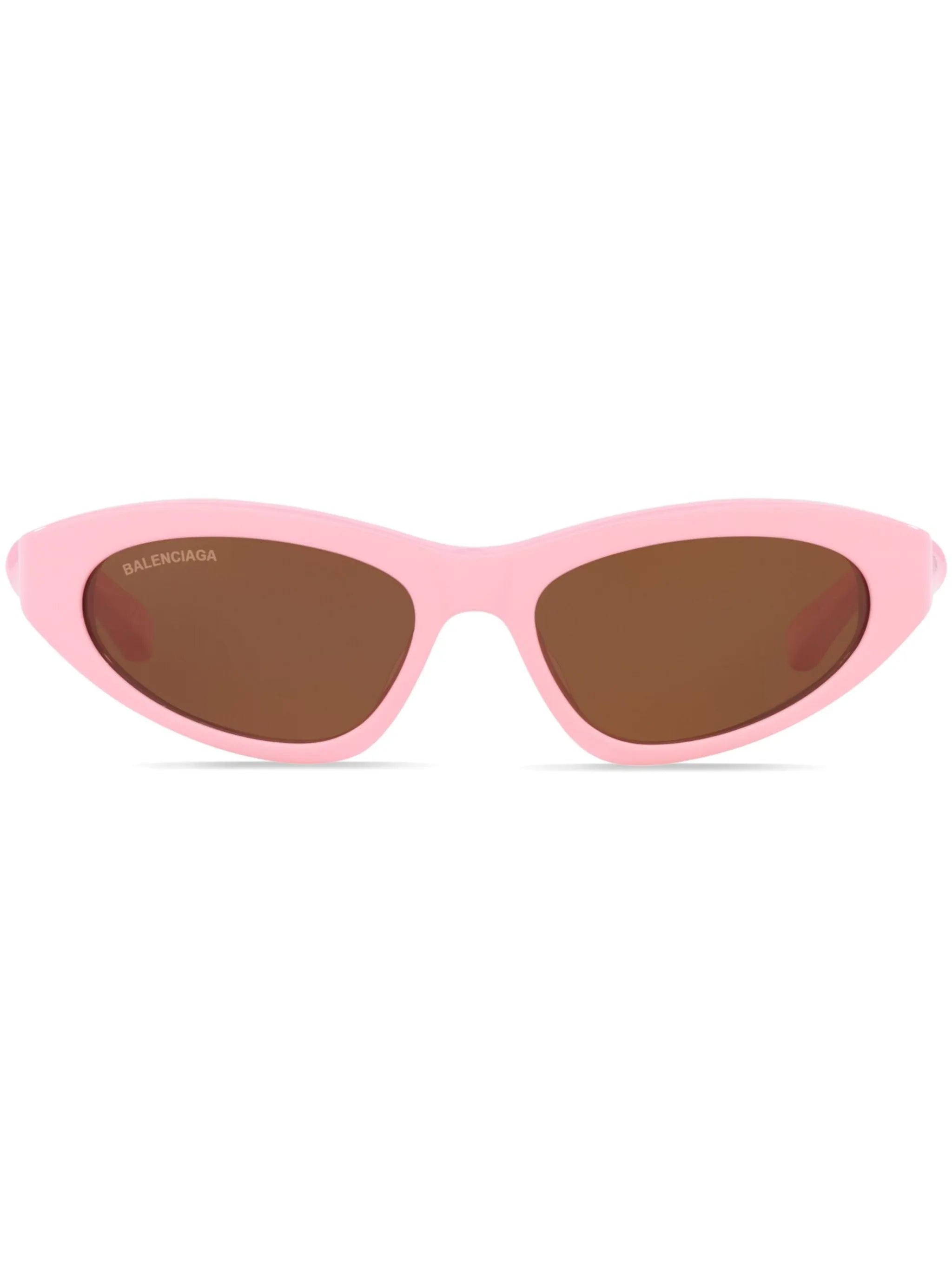 twist-arm cat-eye sunglasses
