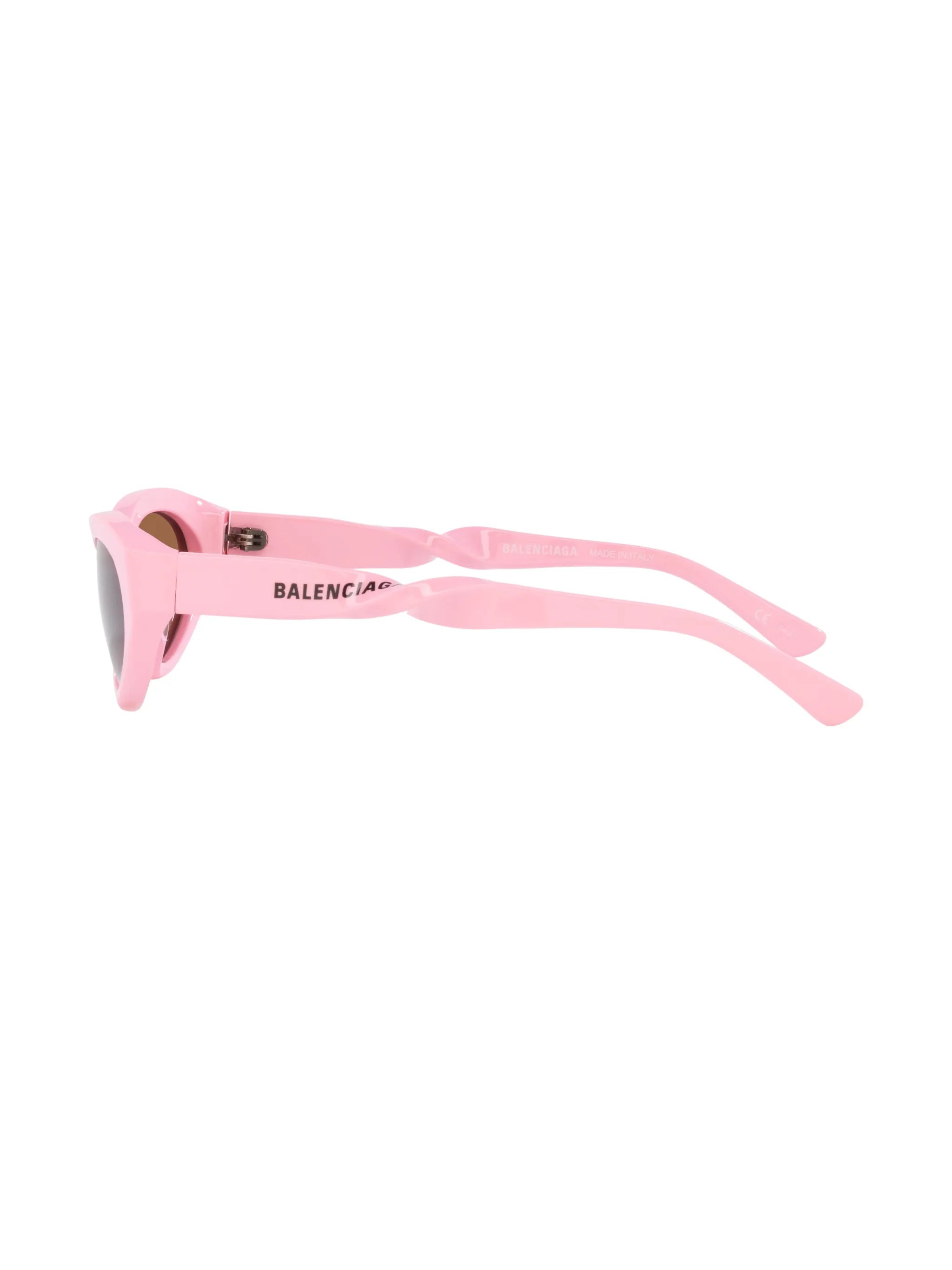 twist-arm cat-eye sunglasses