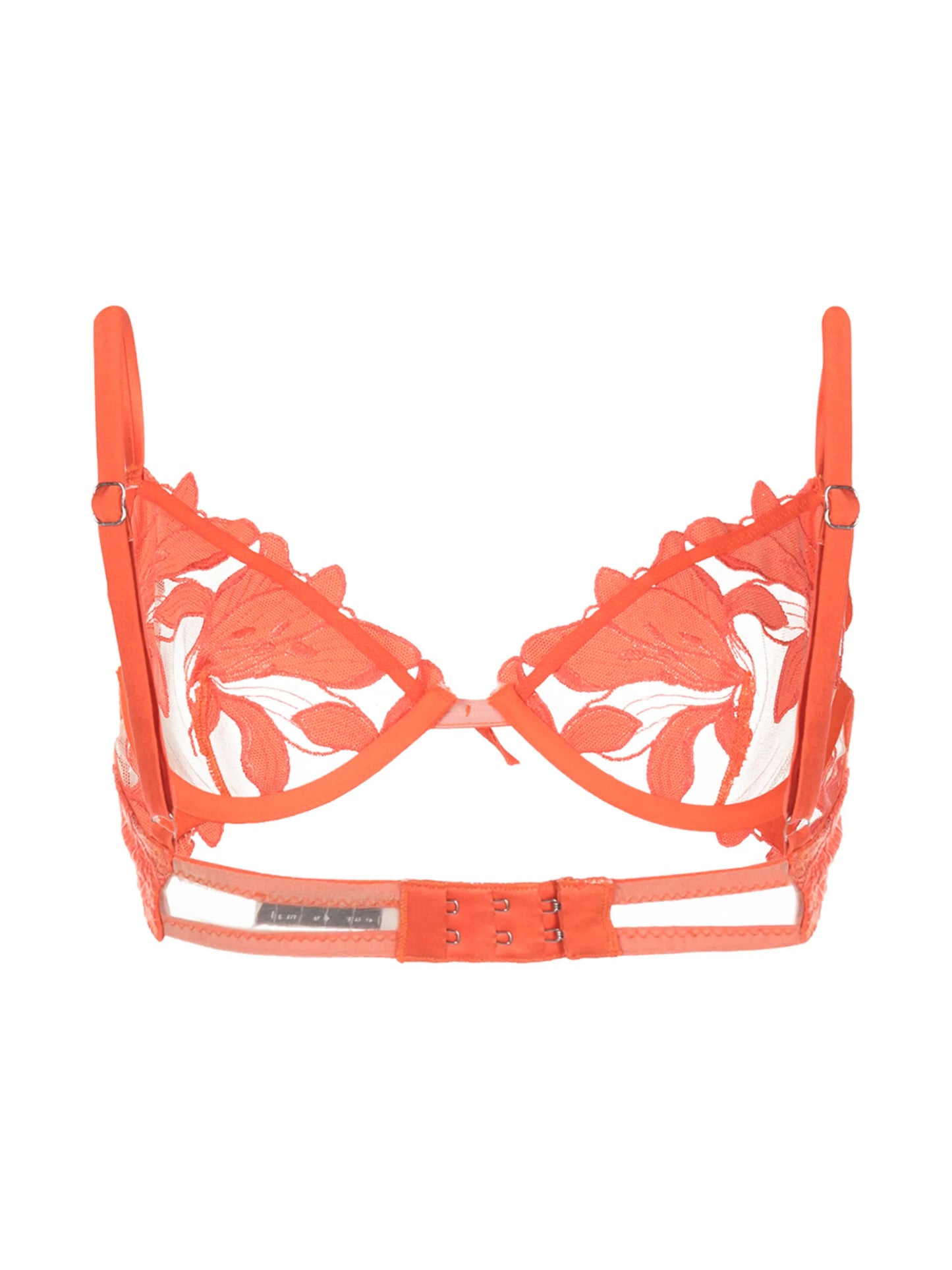 Lily embroidered plunge demi bra