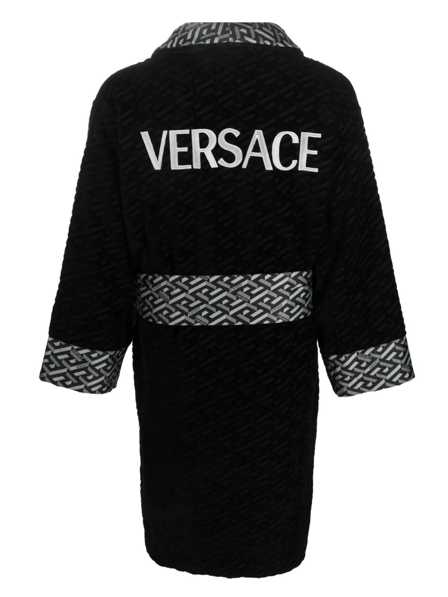 logo-monogram bath robe
