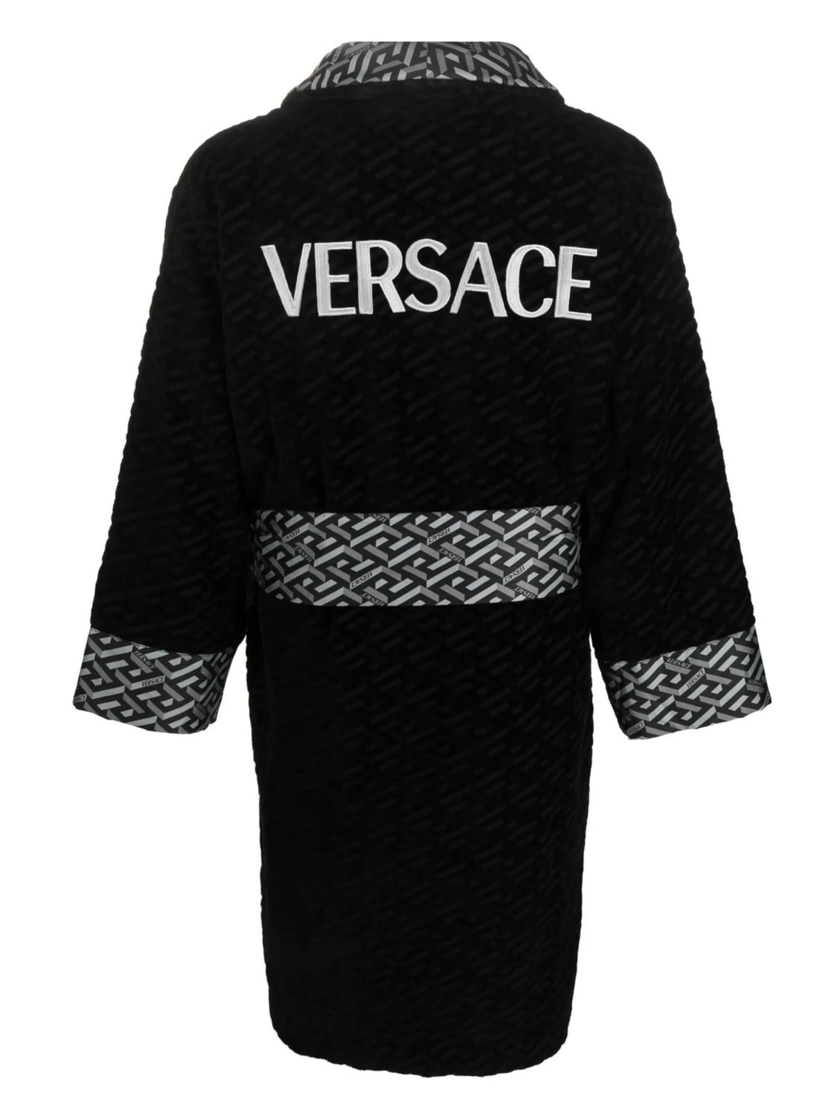 logo-monogram bath robe