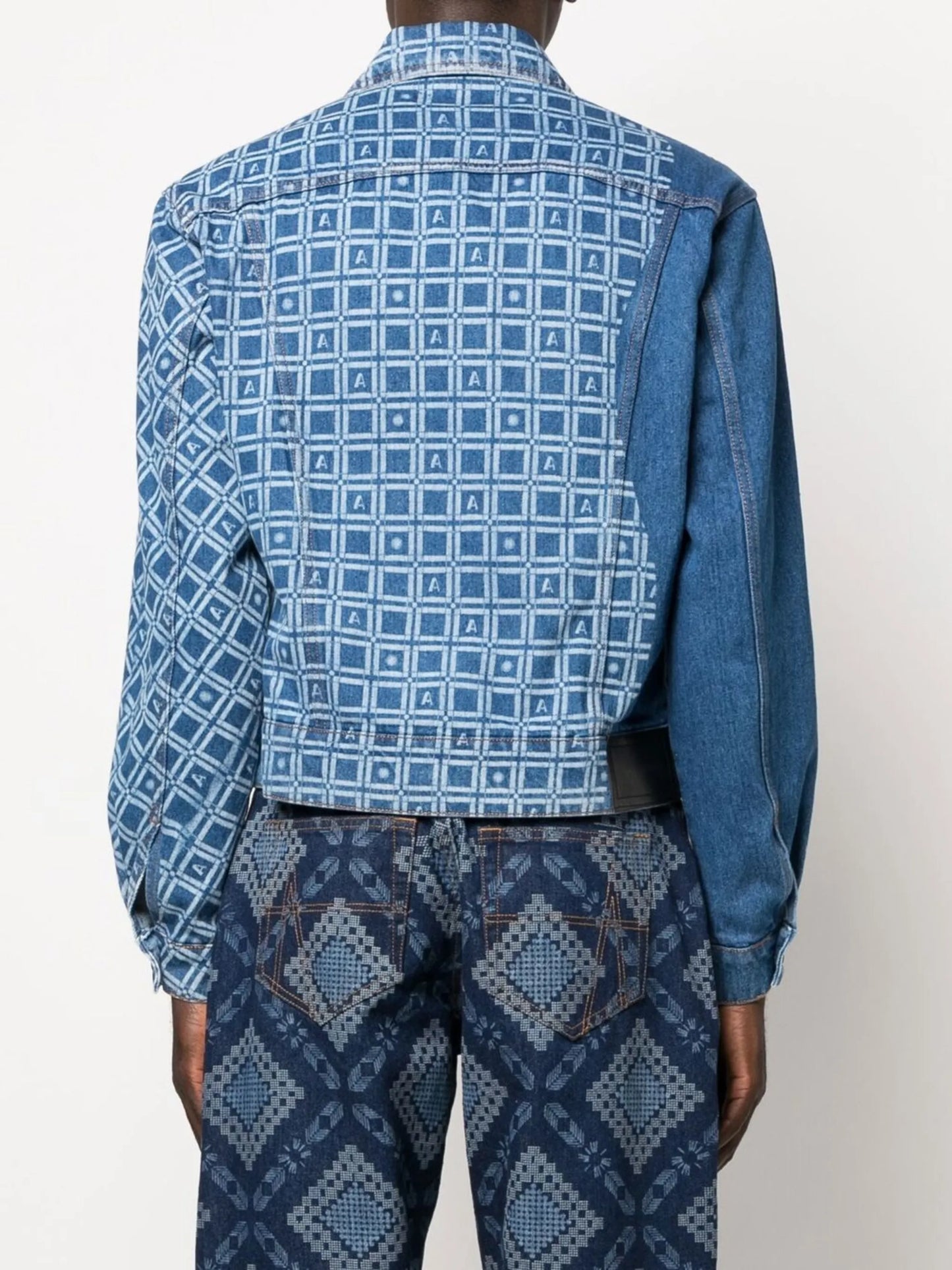 Priya fitted denim-jacket
