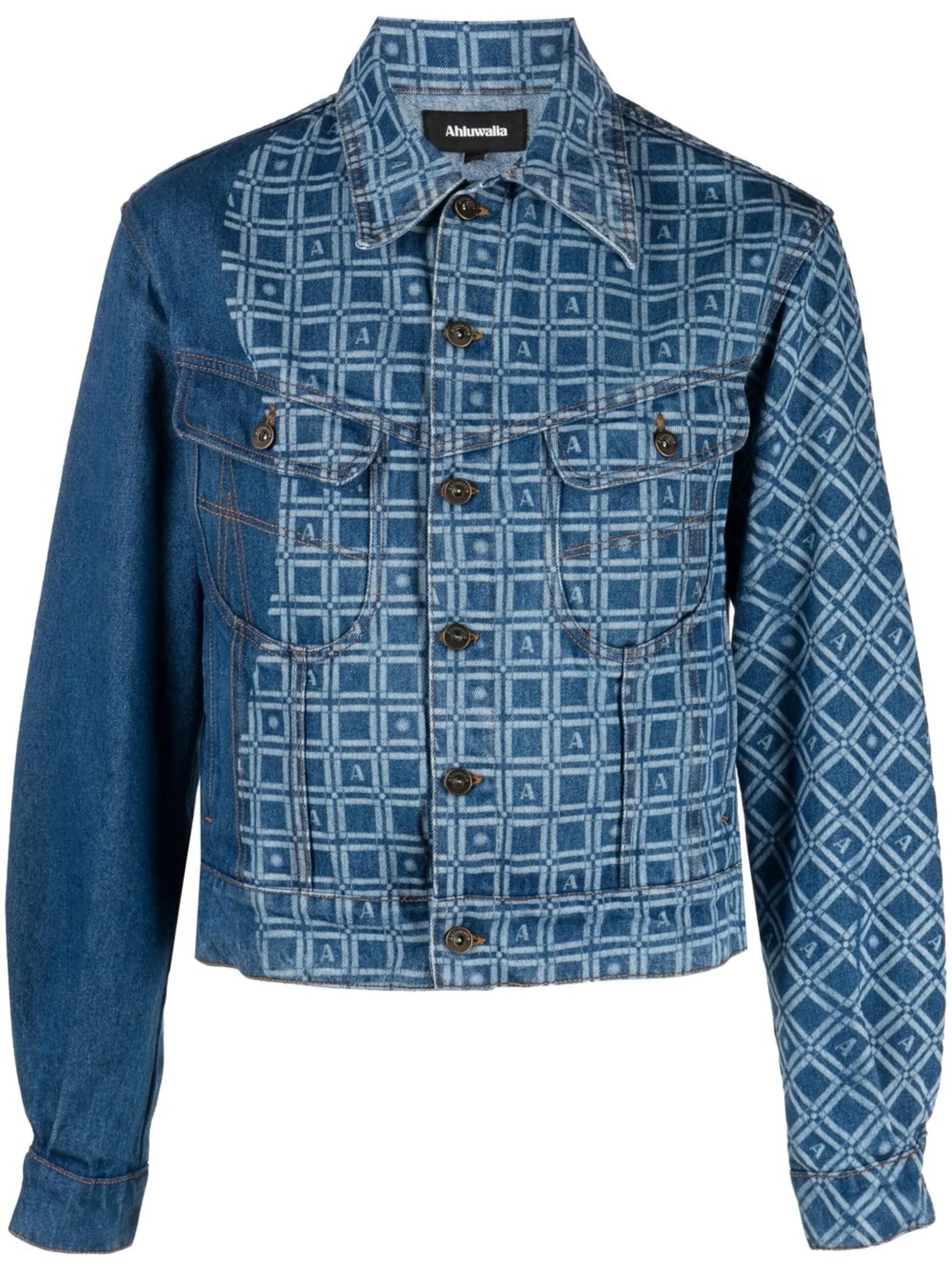 Priya fitted denim-jacket