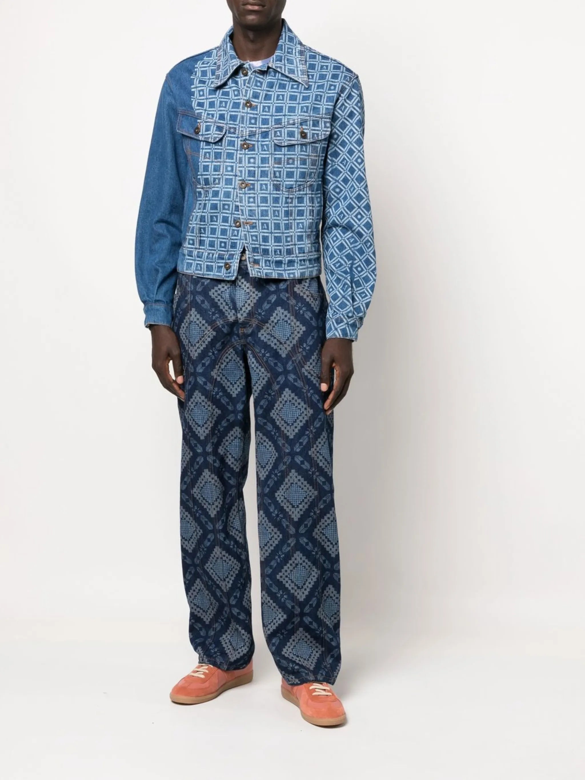 Priya fitted denim-jacket