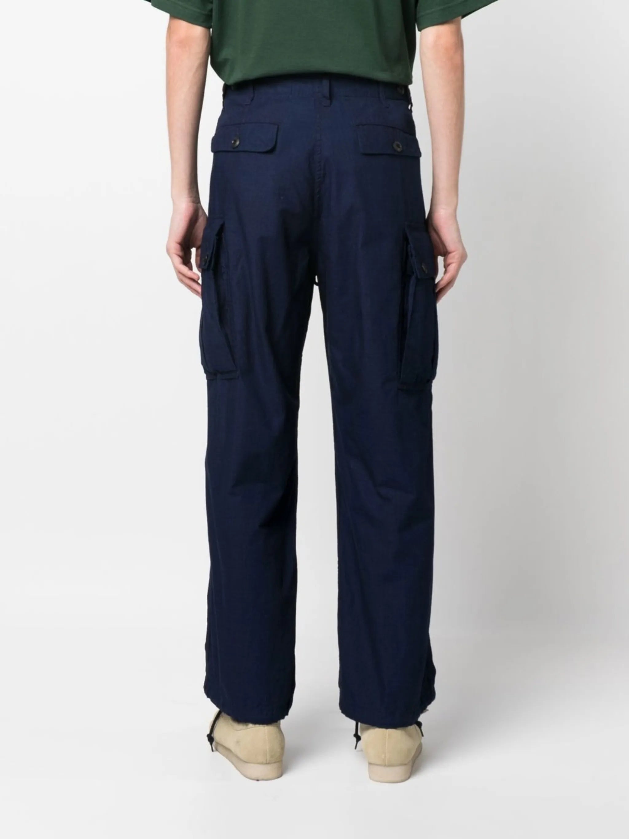 straight-leg cargo trousers