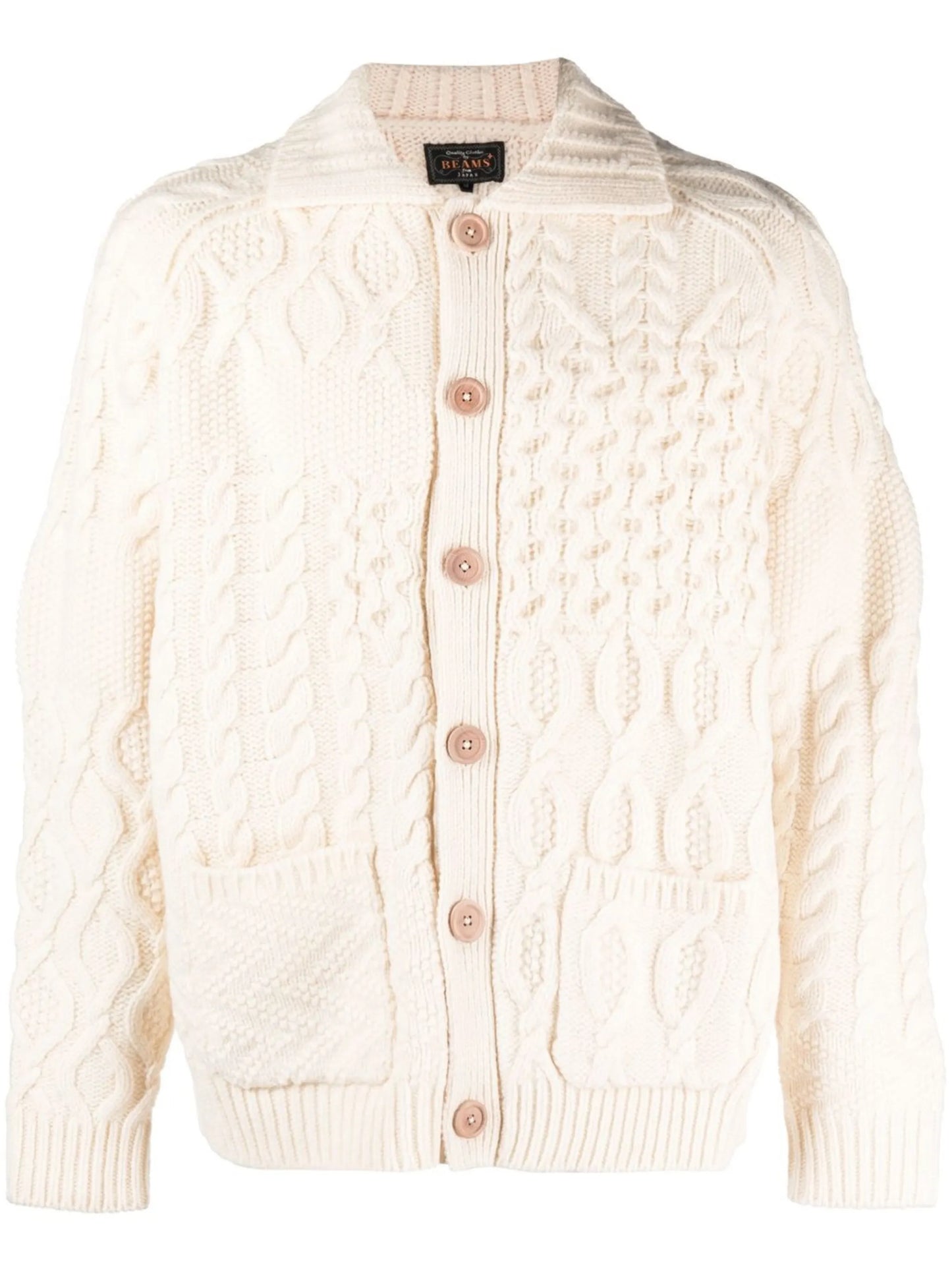Alan cable-knit wool cardigan