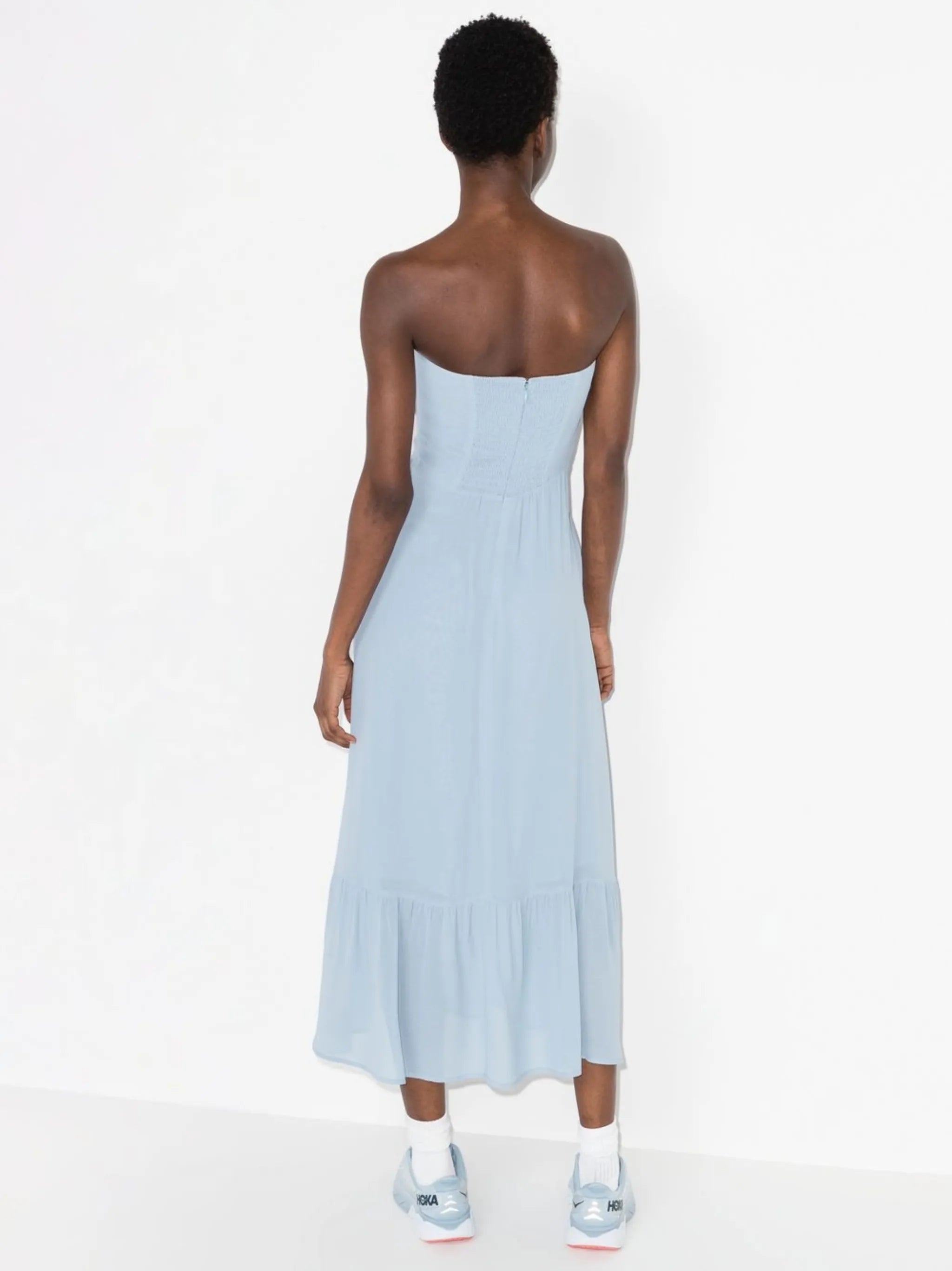 Arta strapless midi dress