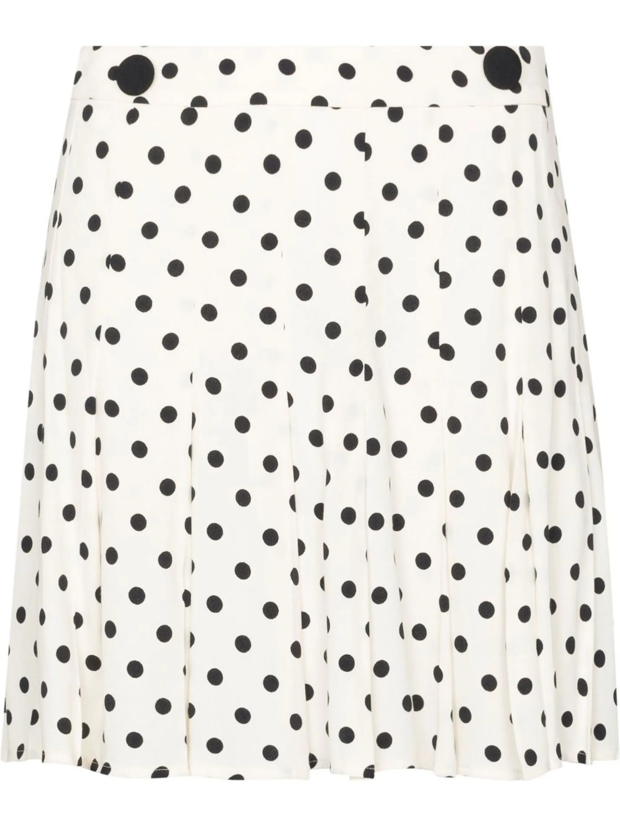 Portia pleated mini skirt