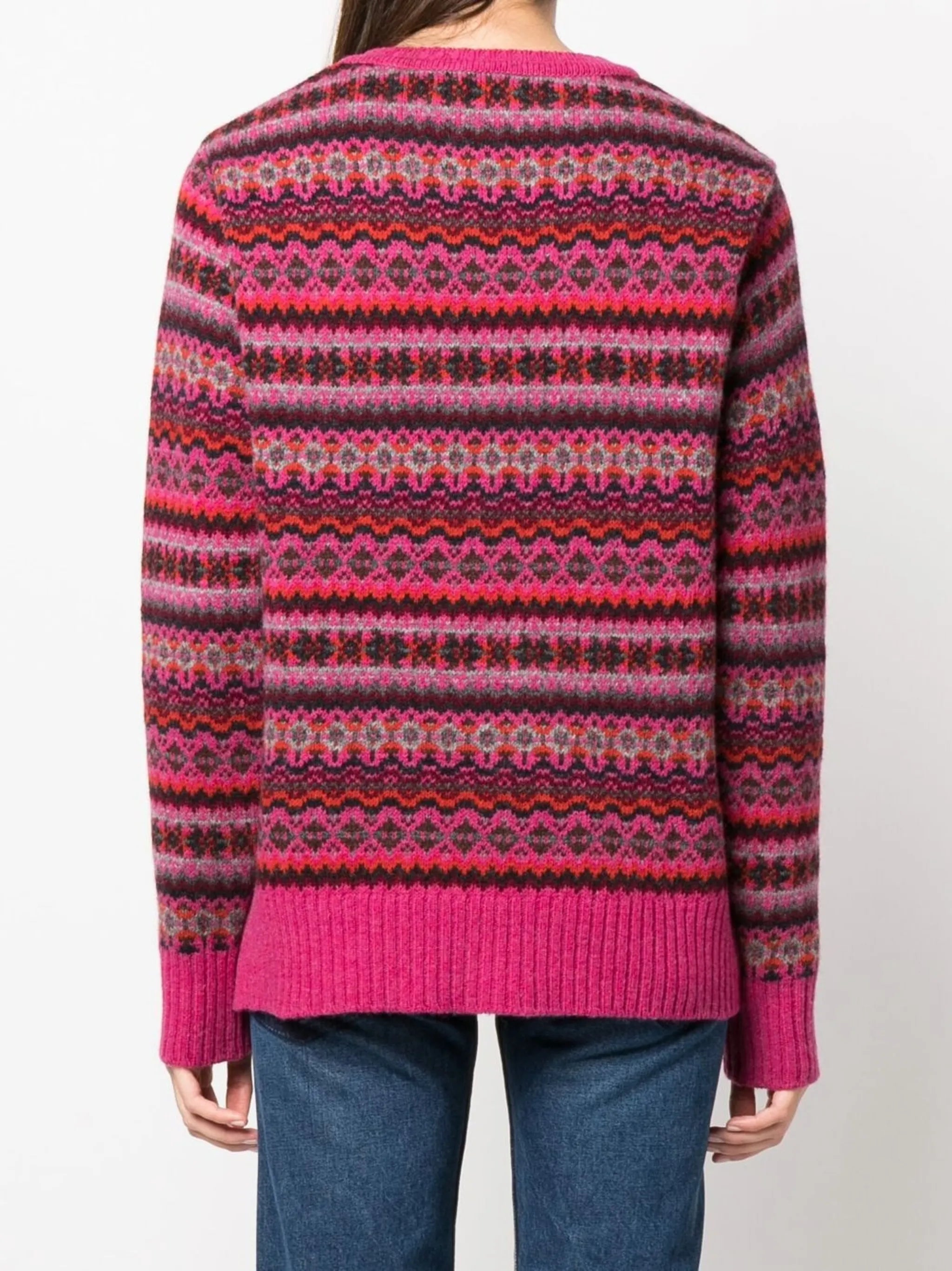 Callum fairisle wool cardigan