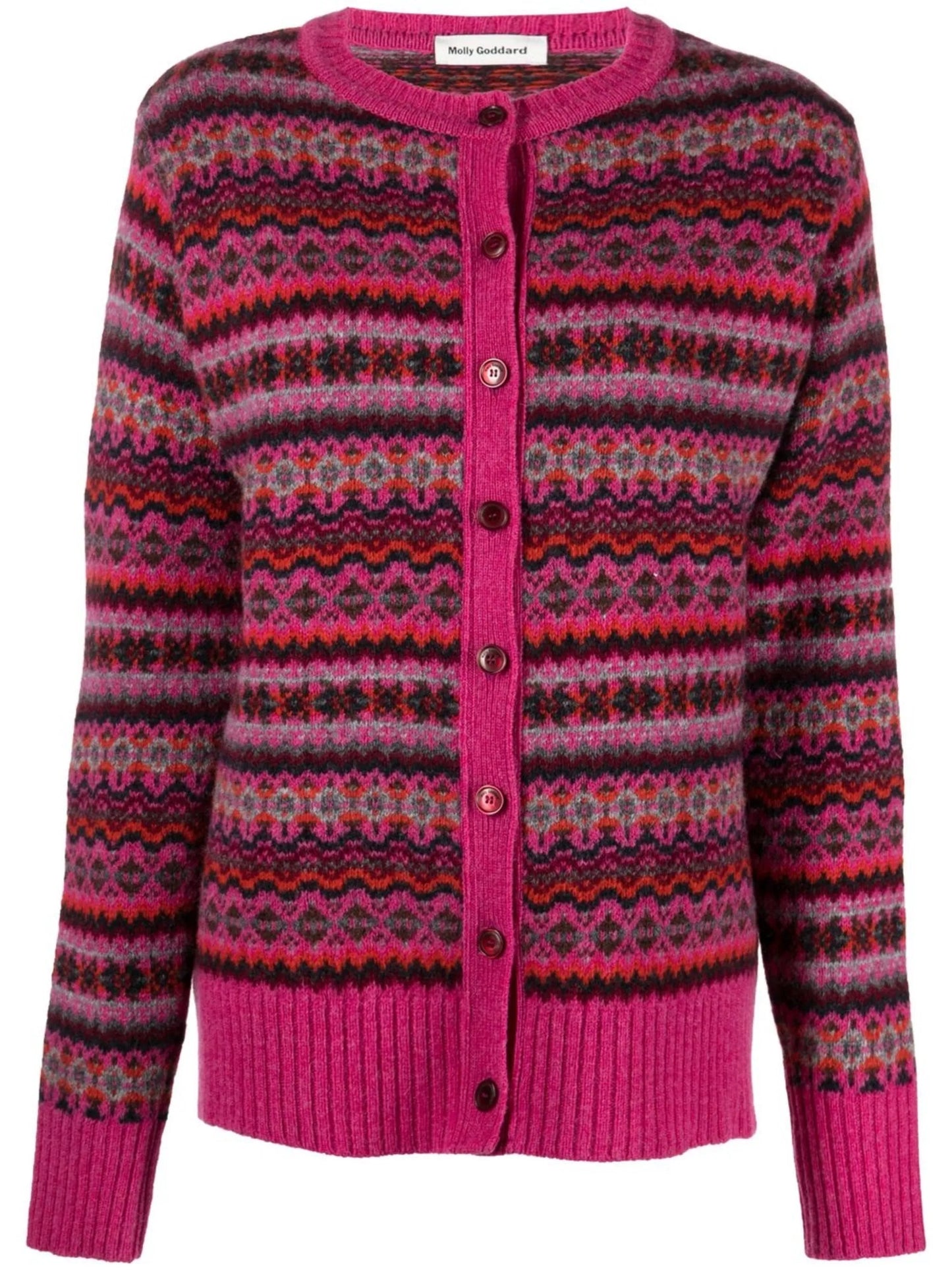 Callum fairisle wool cardigan