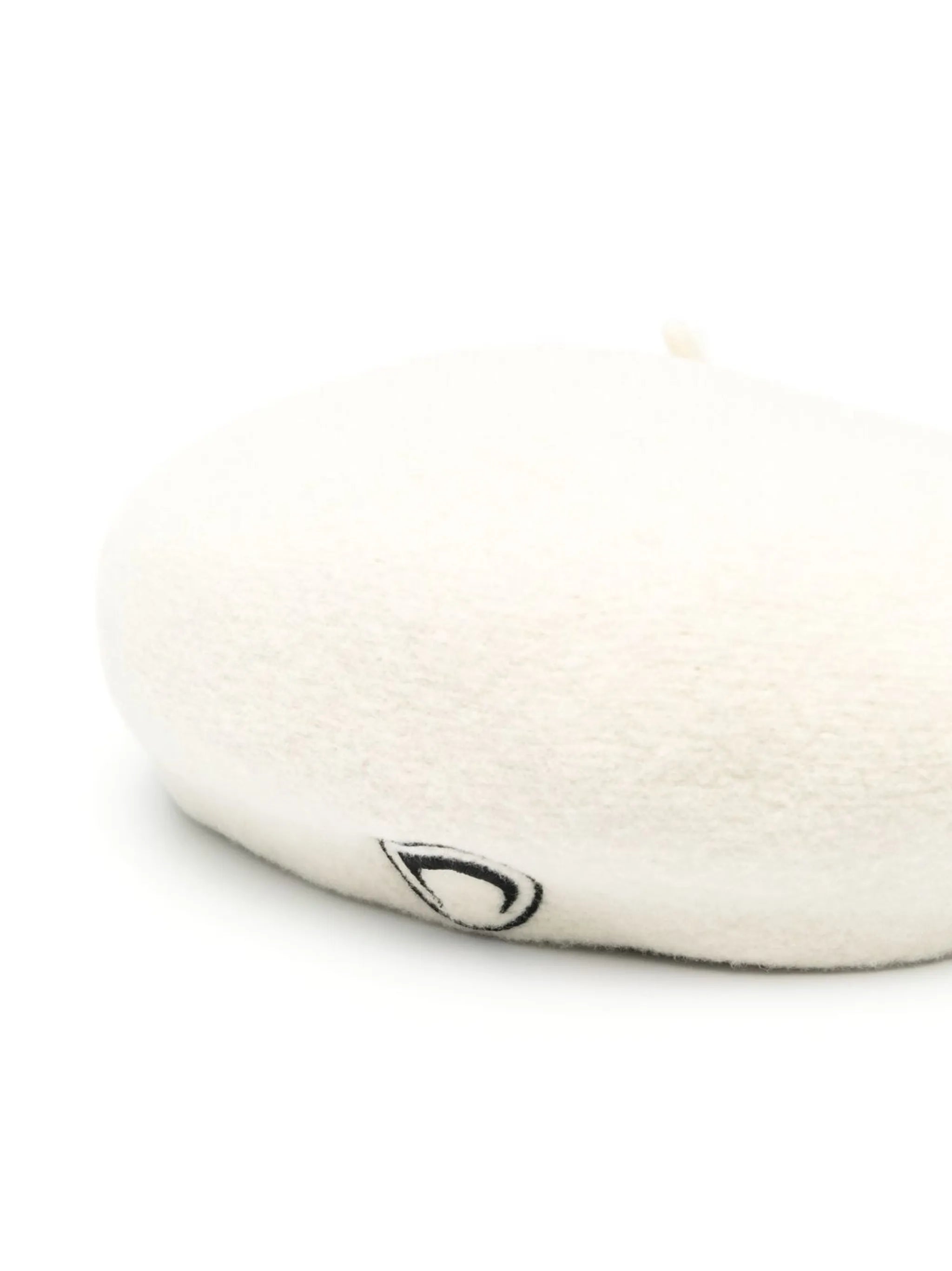 logo-embroidered newsboy hat
