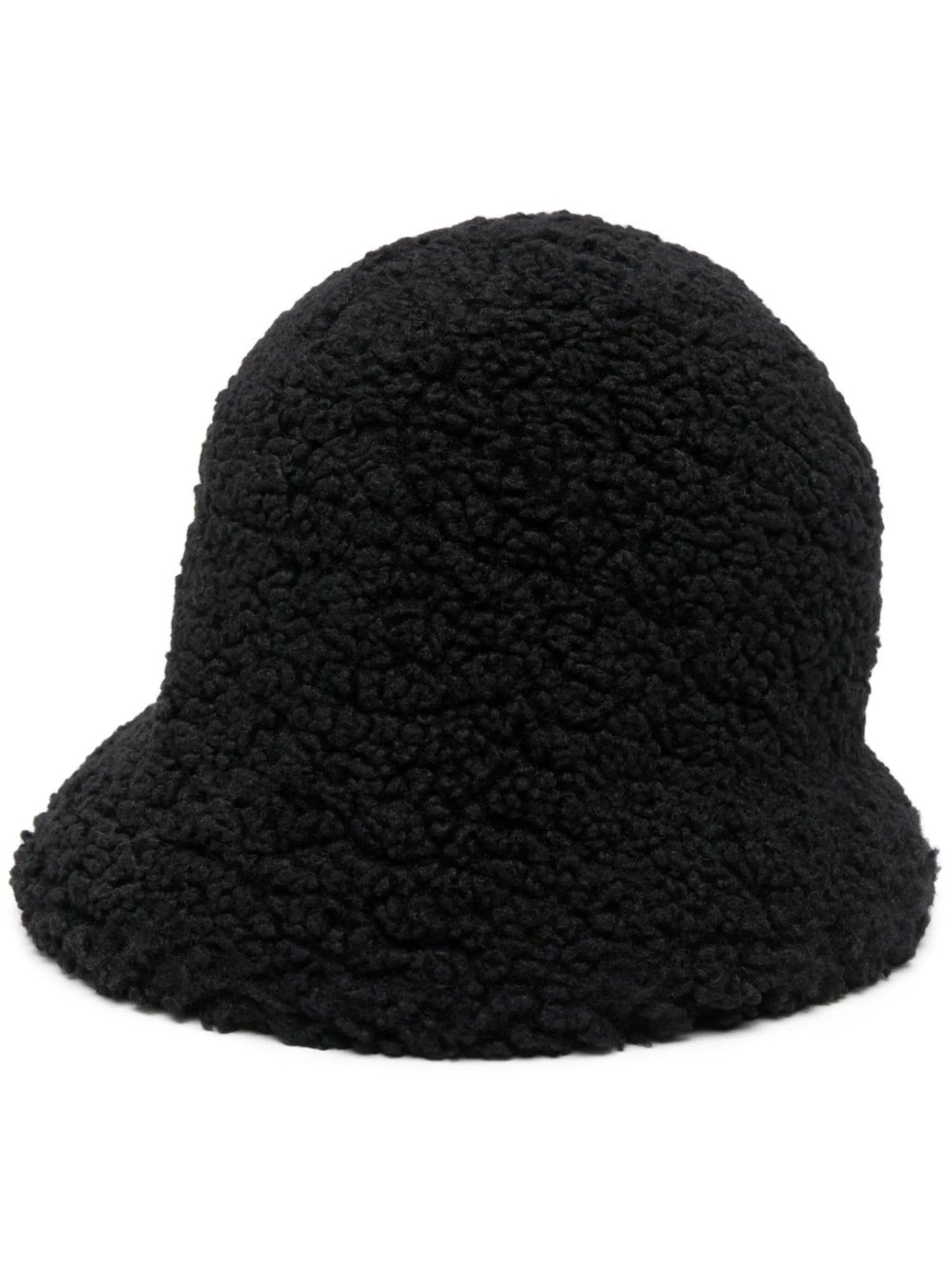 Fuzzy cloche hat