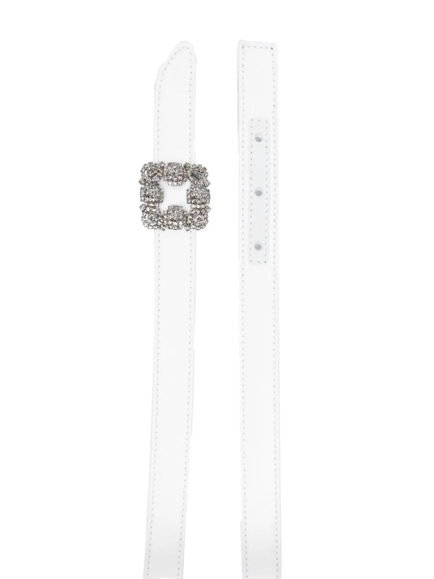 Hangisi crystal-embellished leather belt