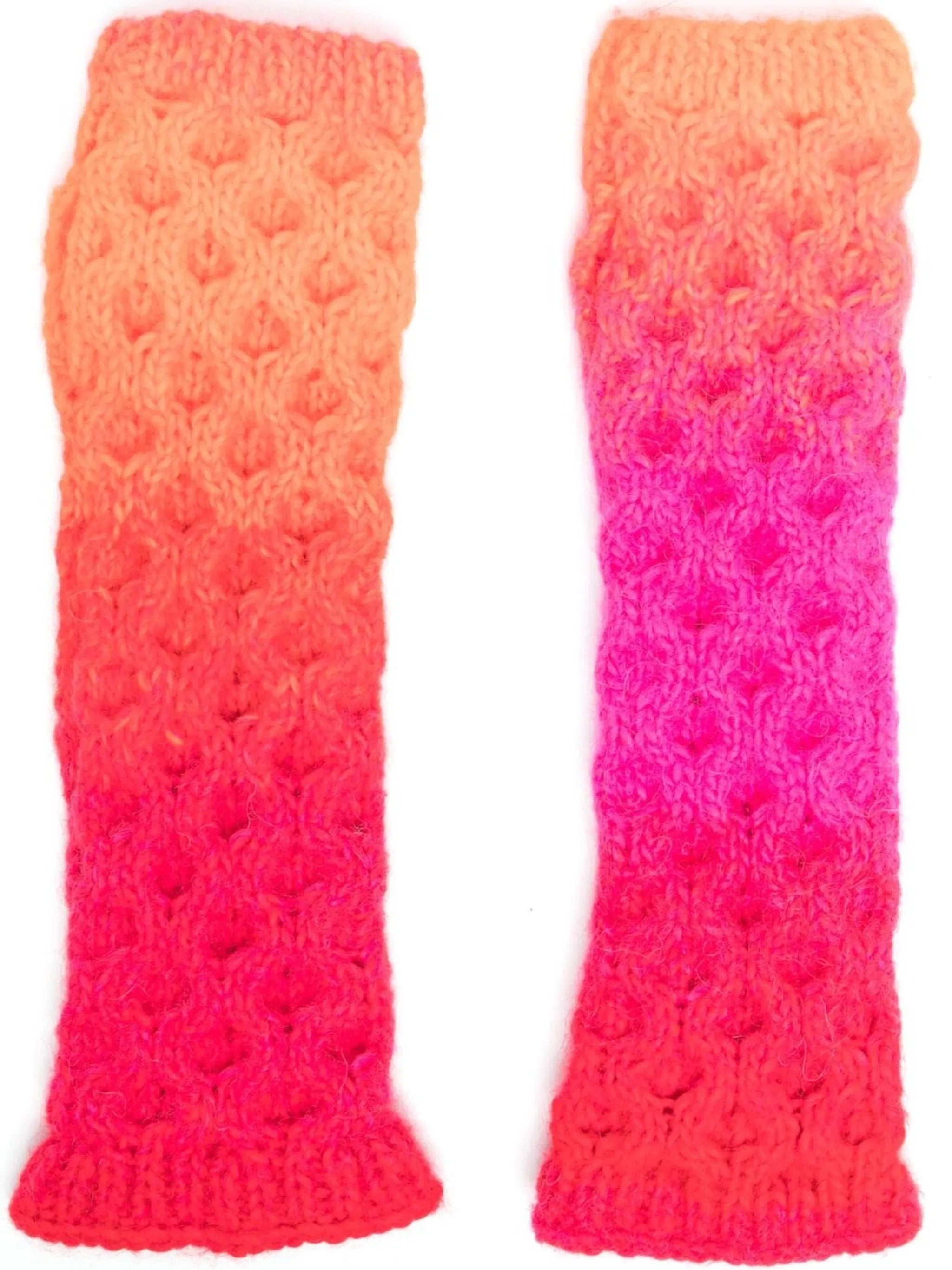 Hayley ombré fingerless gloves