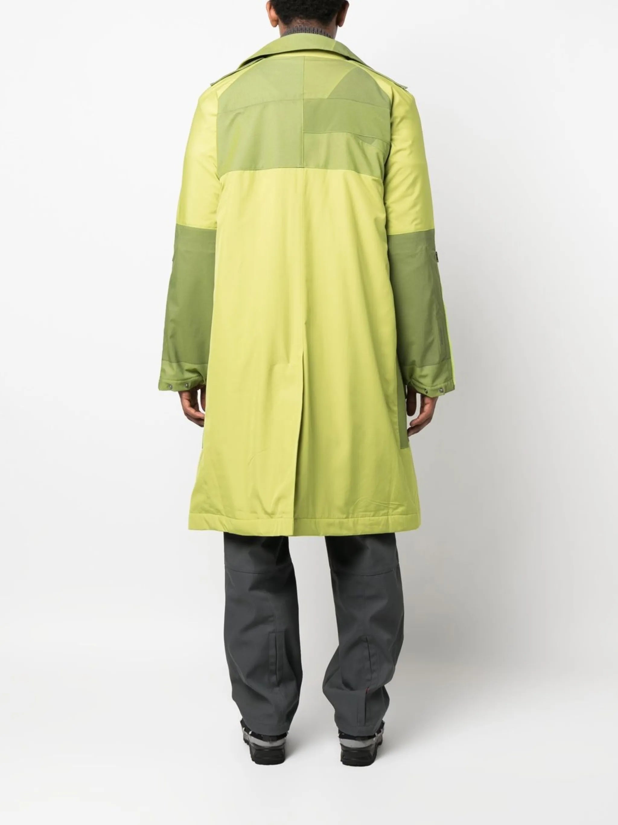 panelled trench coat