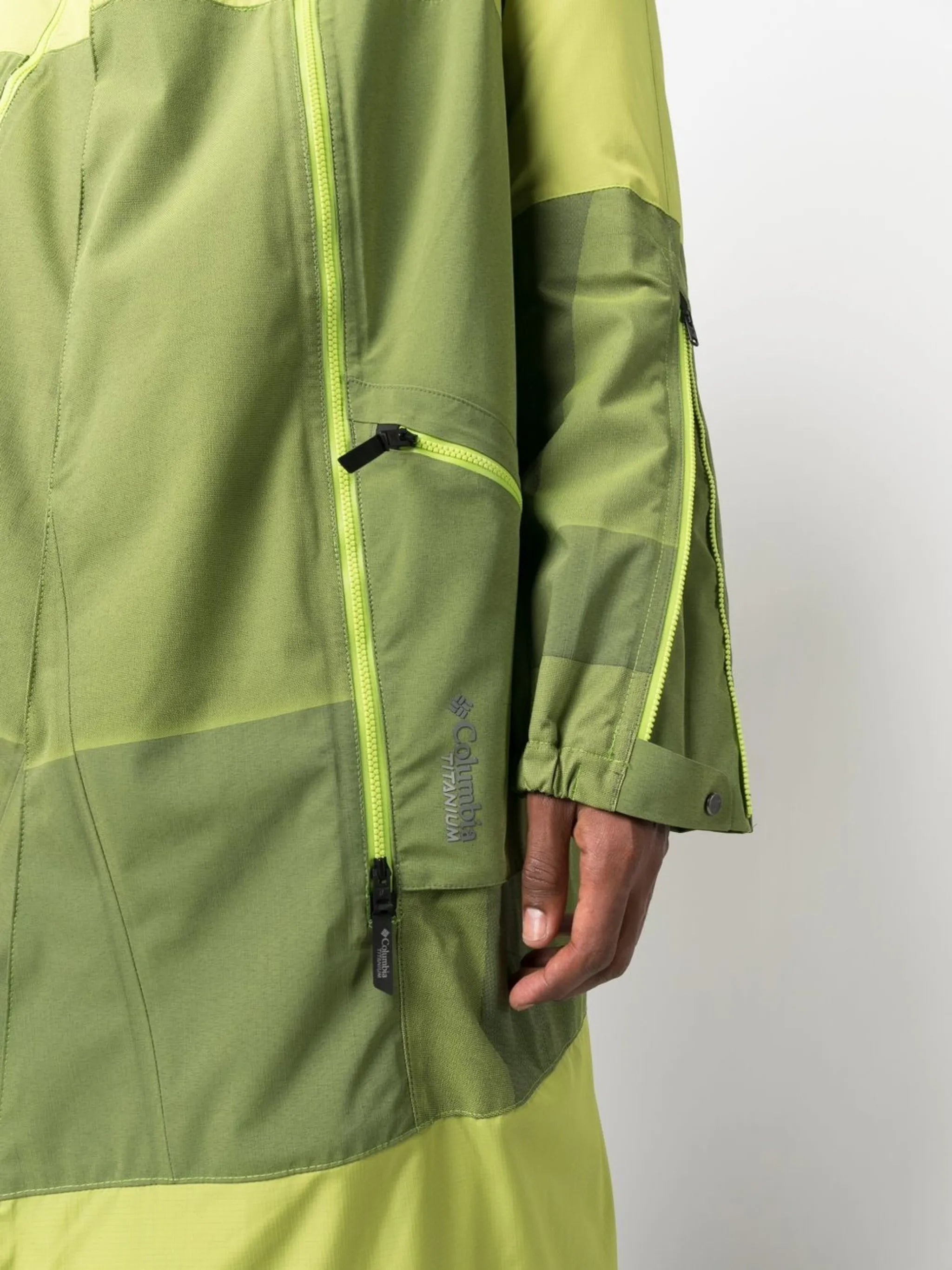 panelled trench coat