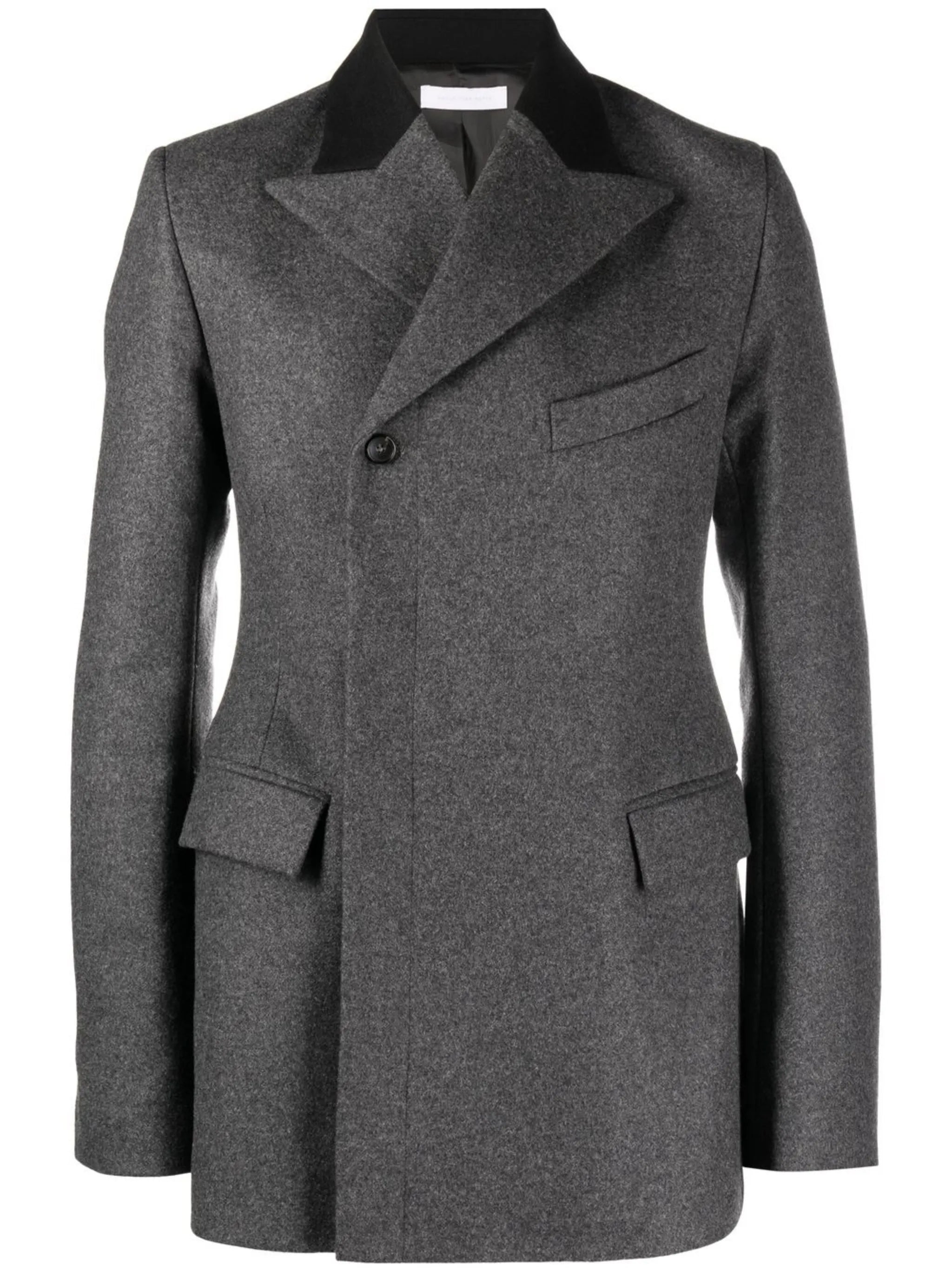 peak-lapels double-breasted jacket