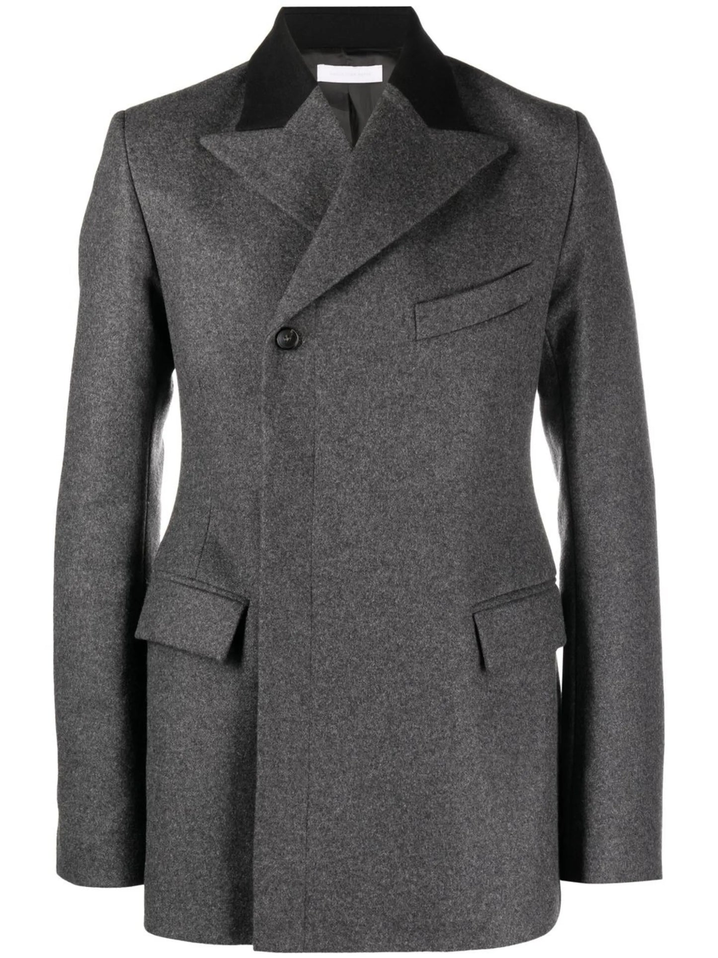 peak-lapels double-breasted jacket