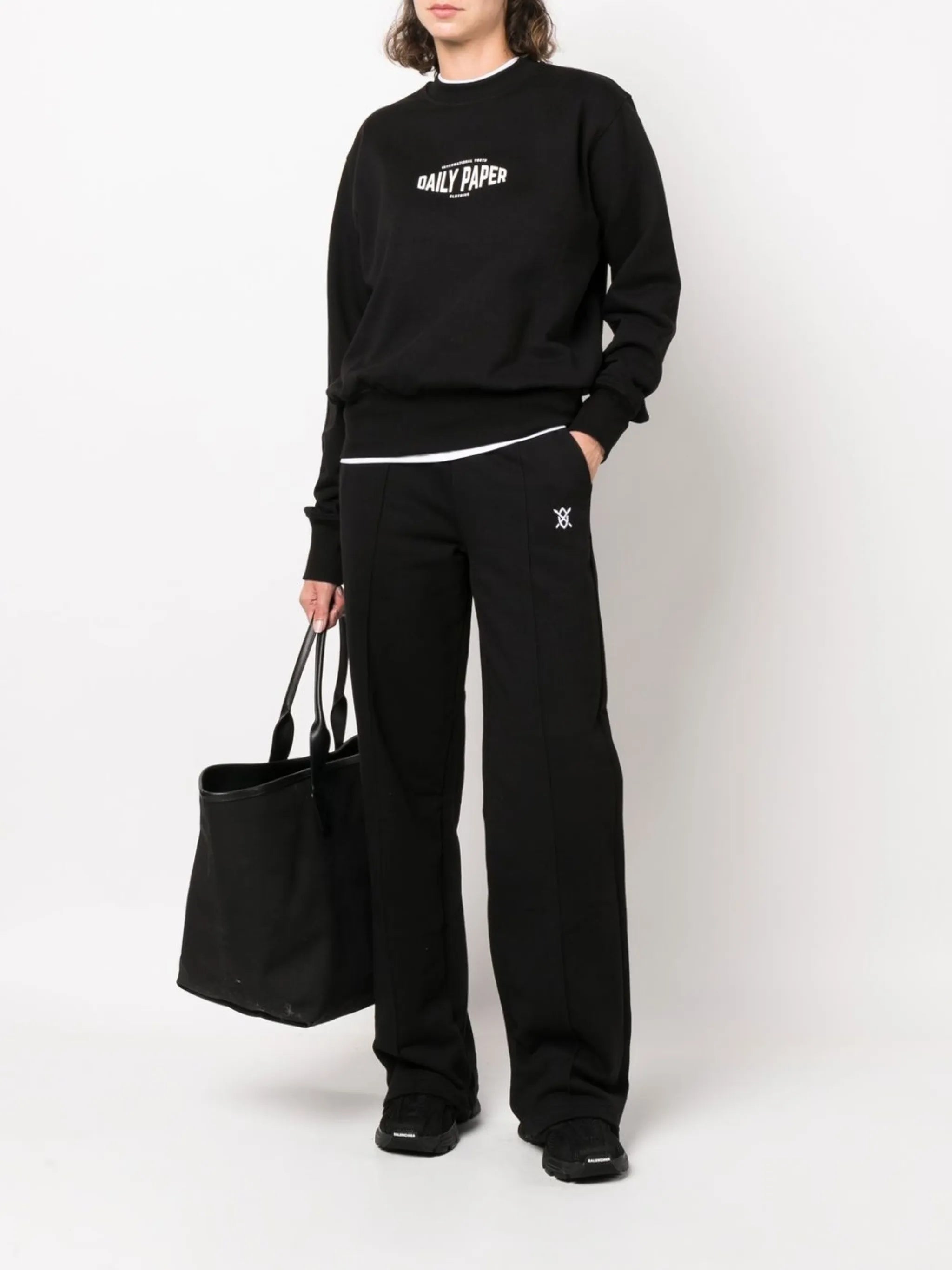 logo-embroidered track pants
