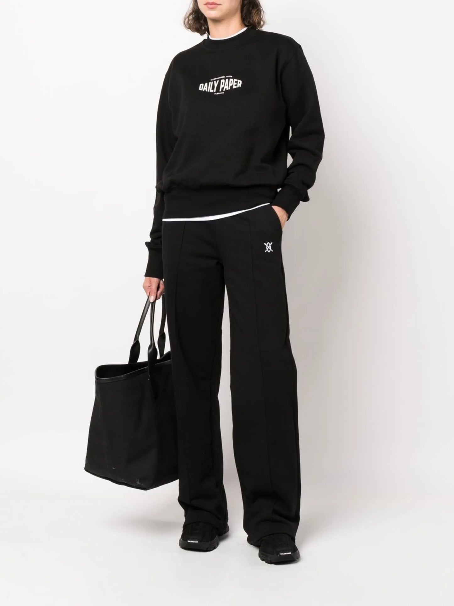 logo-embroidered track pants