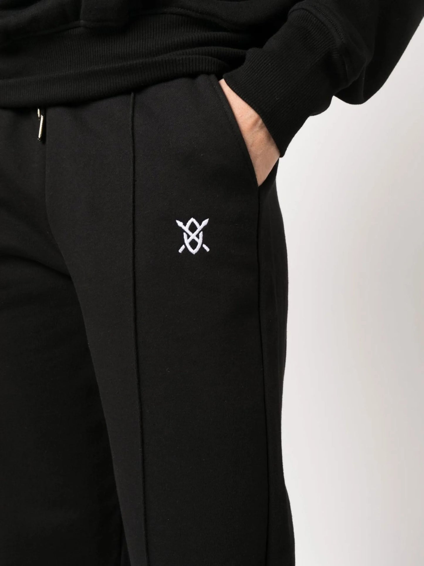 logo-embroidered track pants