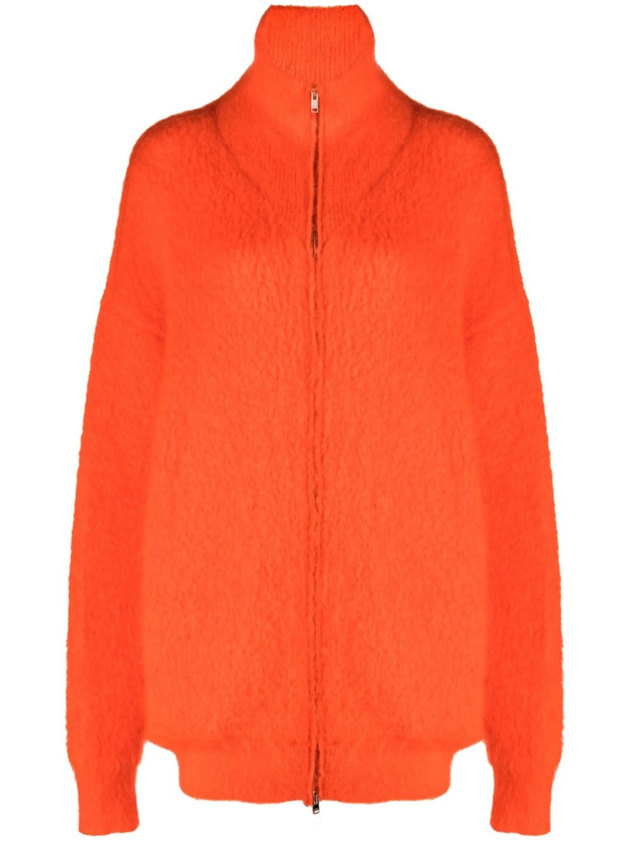 long-sleeve knitted cardigan