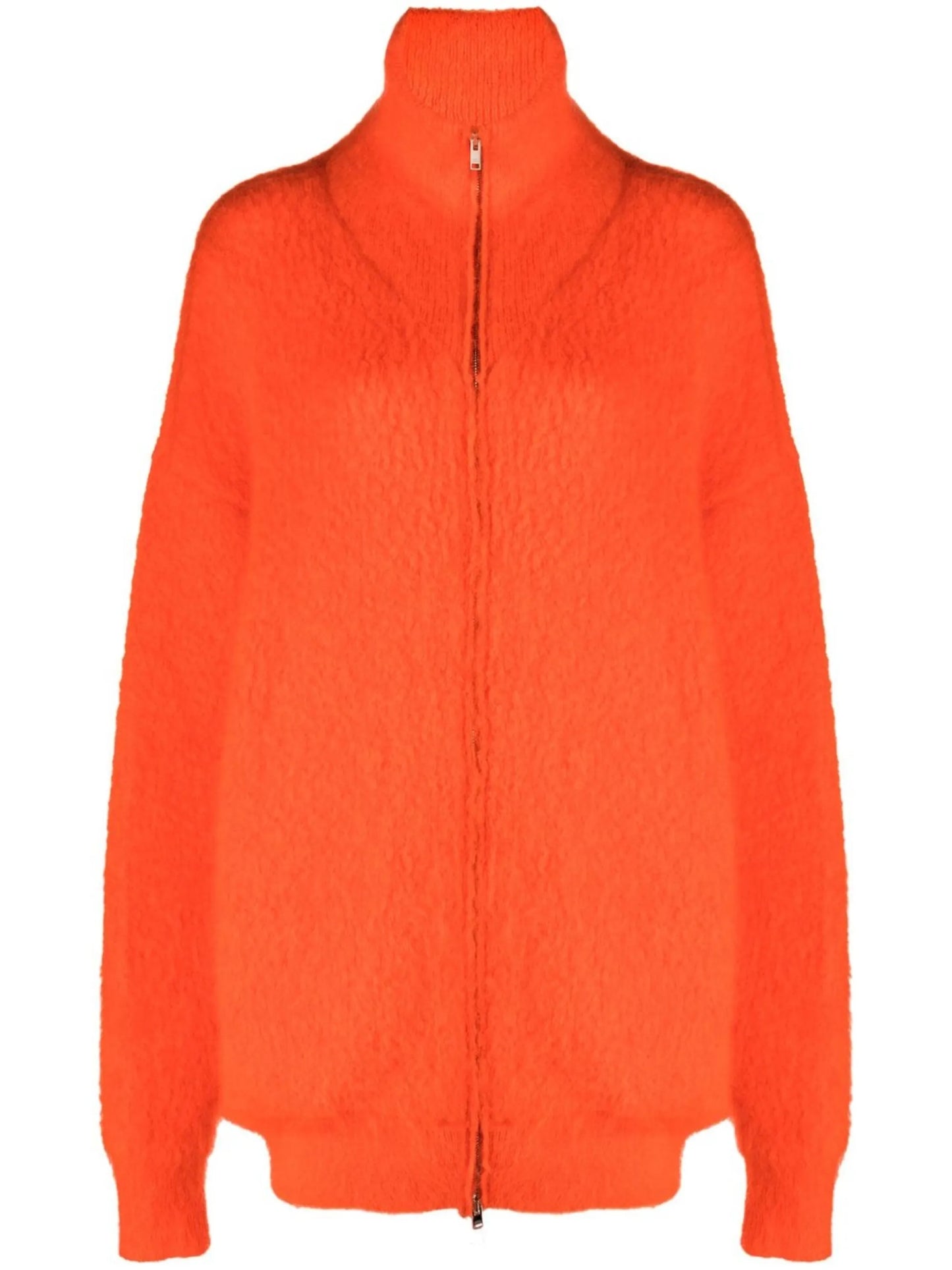 long-sleeve knitted cardigan
