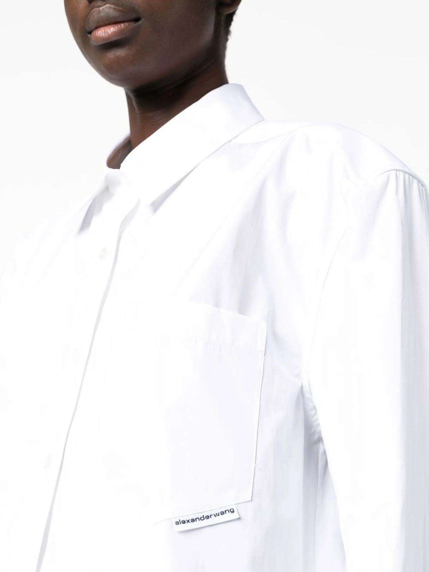 oversized chest-pocket shirt
