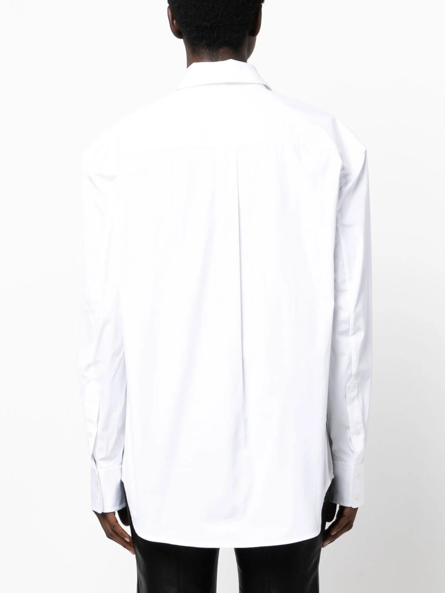 oversized chest-pocket shirt