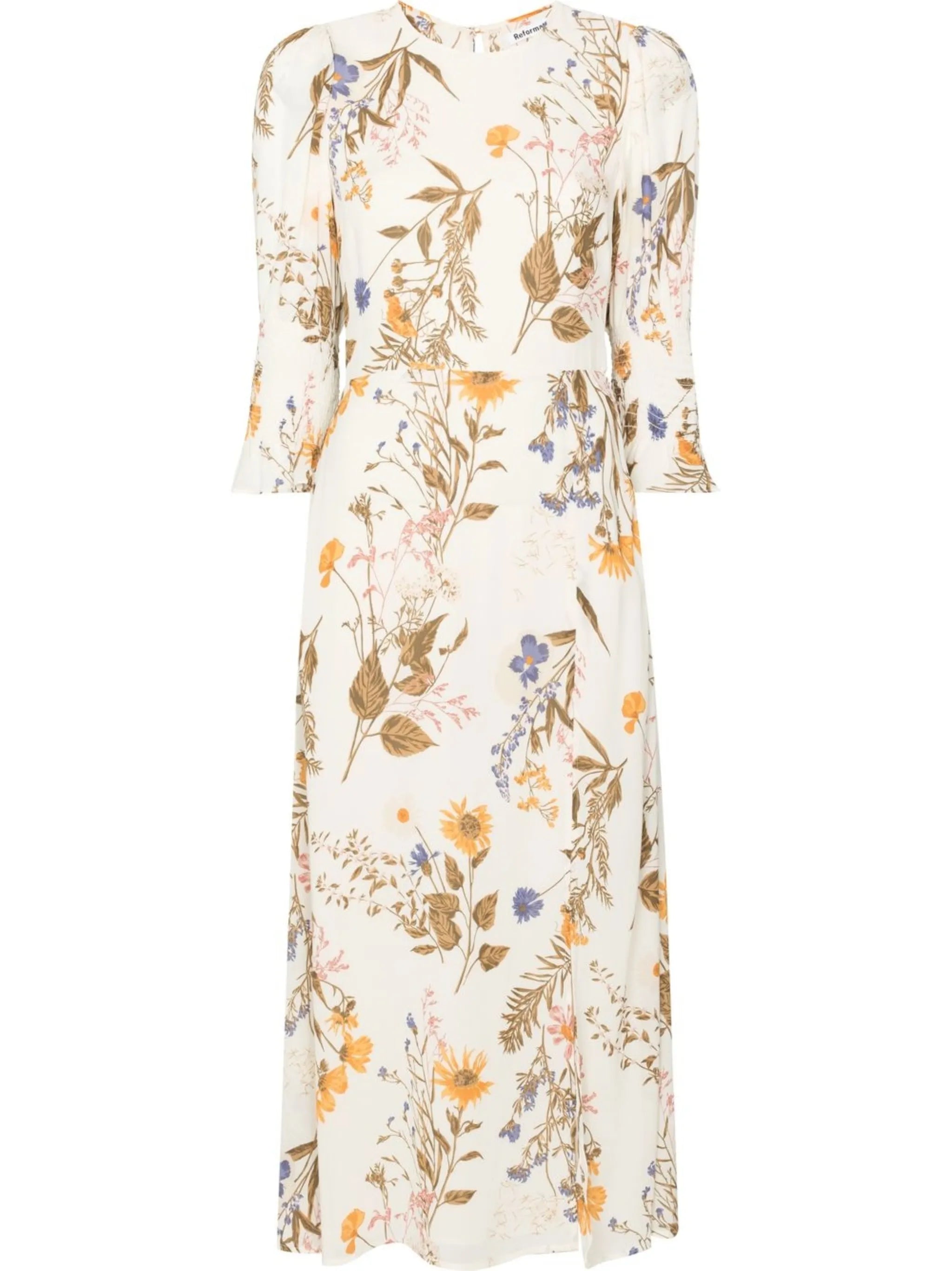 Carolena floral-print midi dress