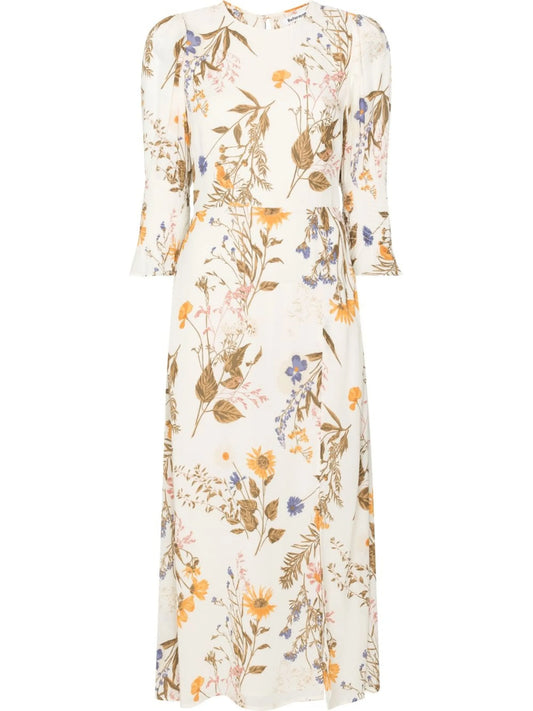 Carolena floral-print midi dress