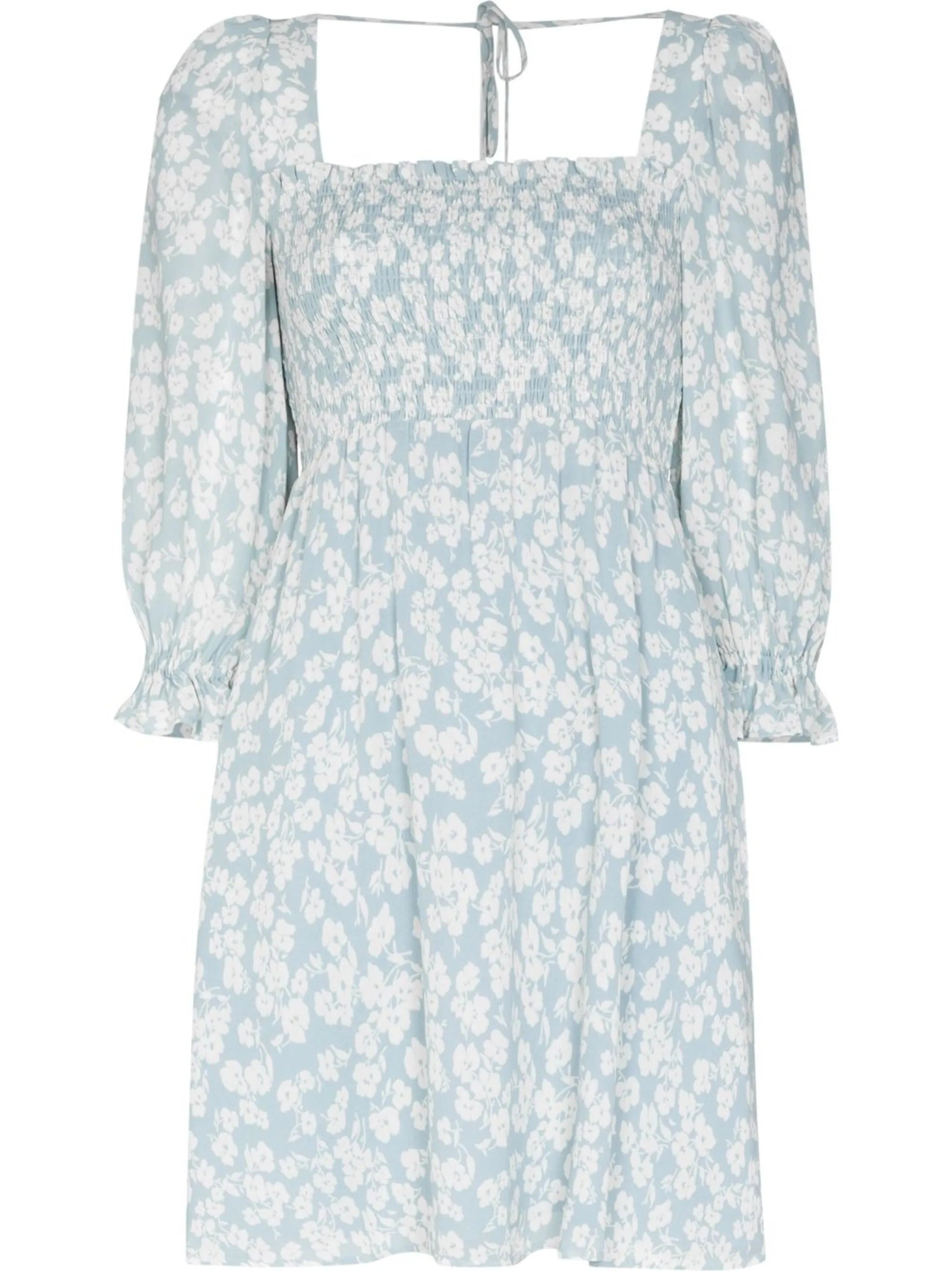 Zaria smock minidress
