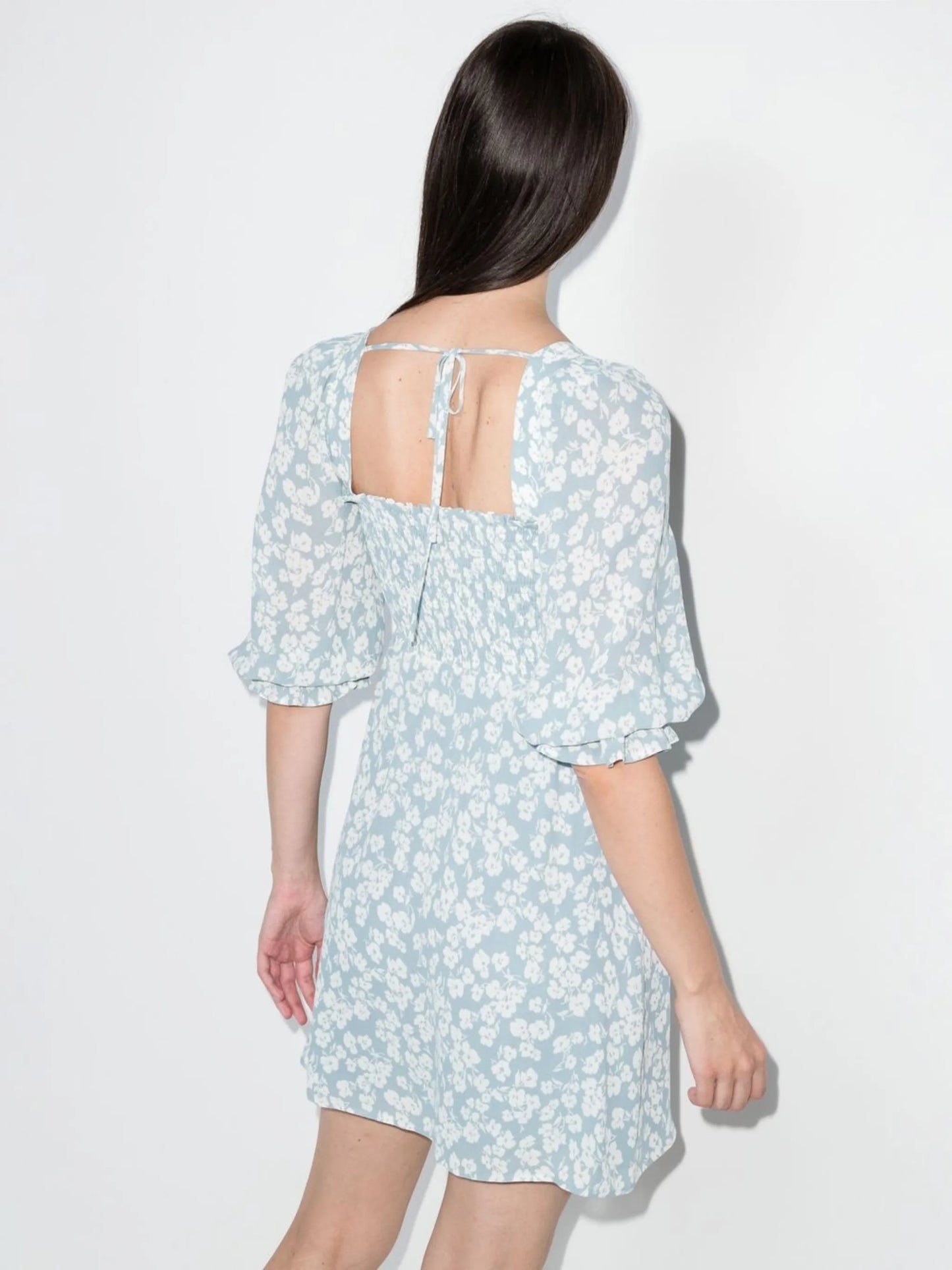 Zaria smock minidress