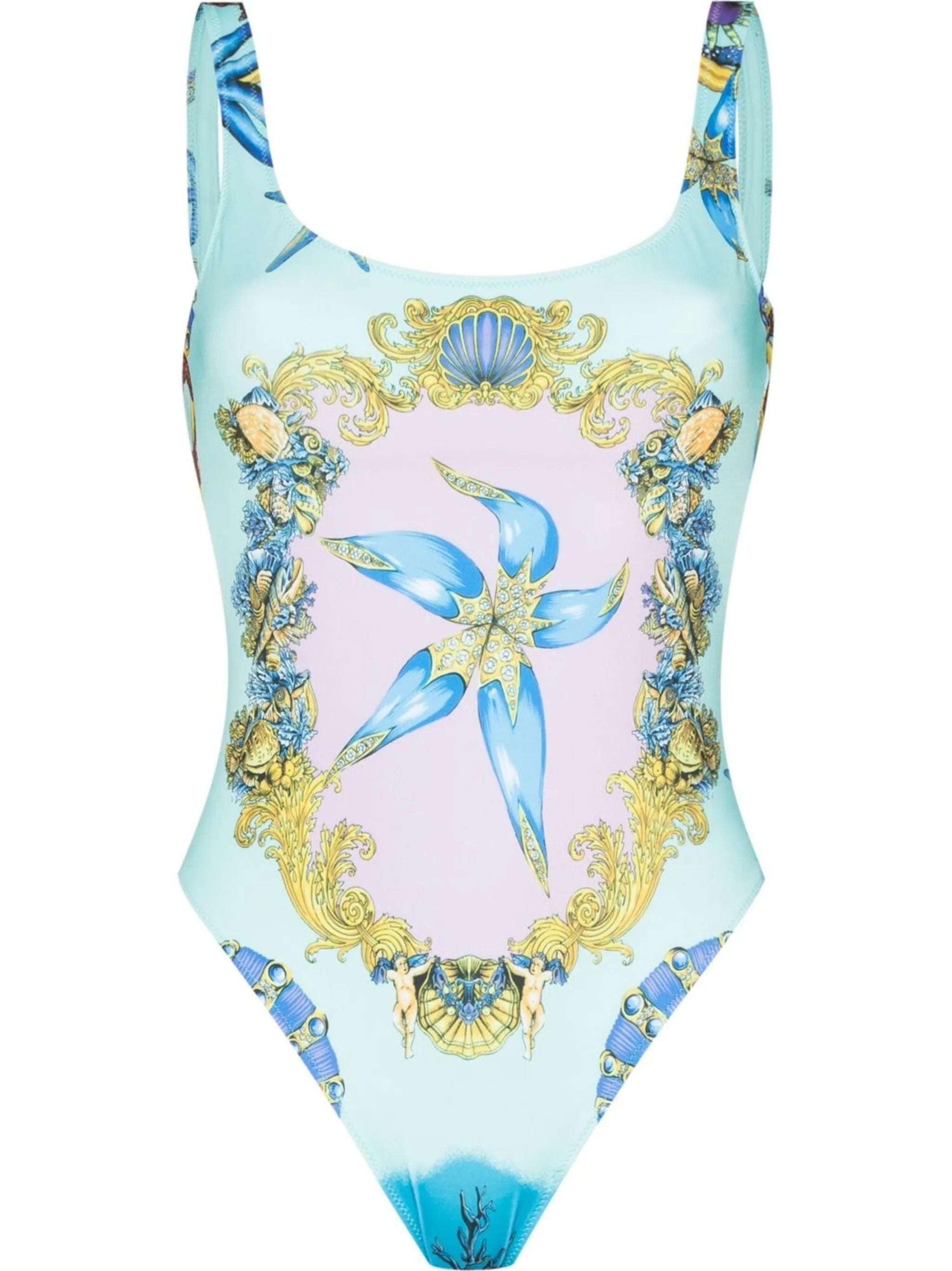 Trésor de la Mer-print swimsuit